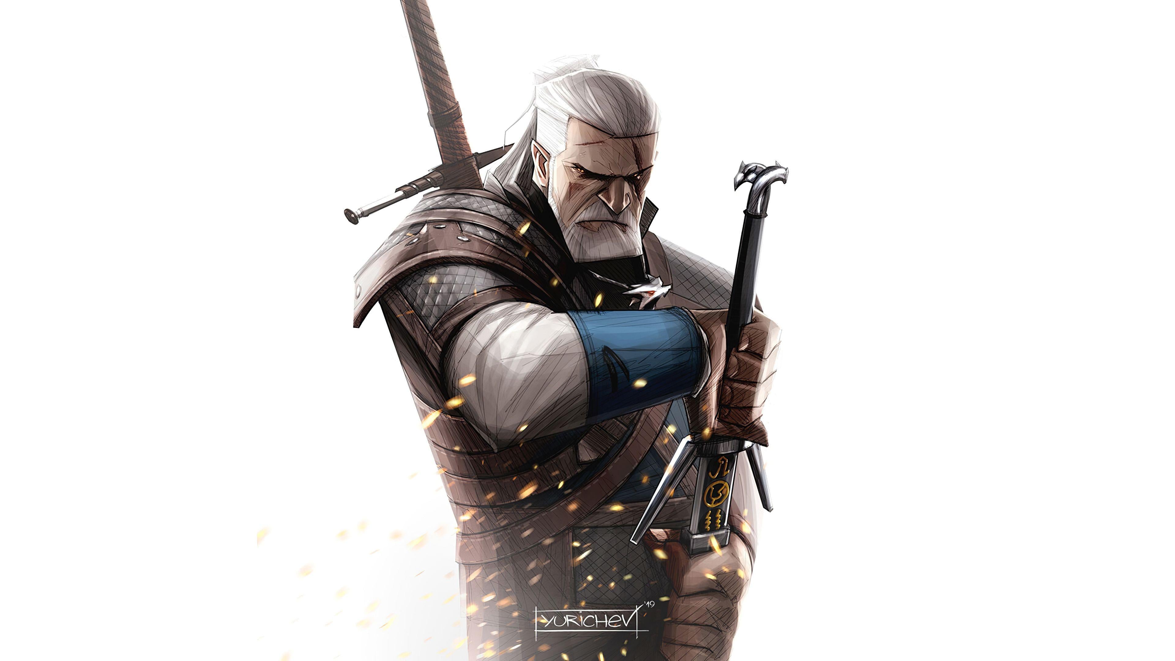 3840x2160 Wallpaper 4k The Witcher 3 Wild Hunt Fan Art 4k Wallpaper