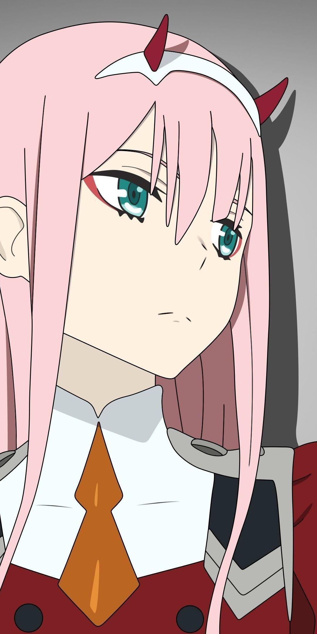 1080x2160 Zero Two Wallpaper