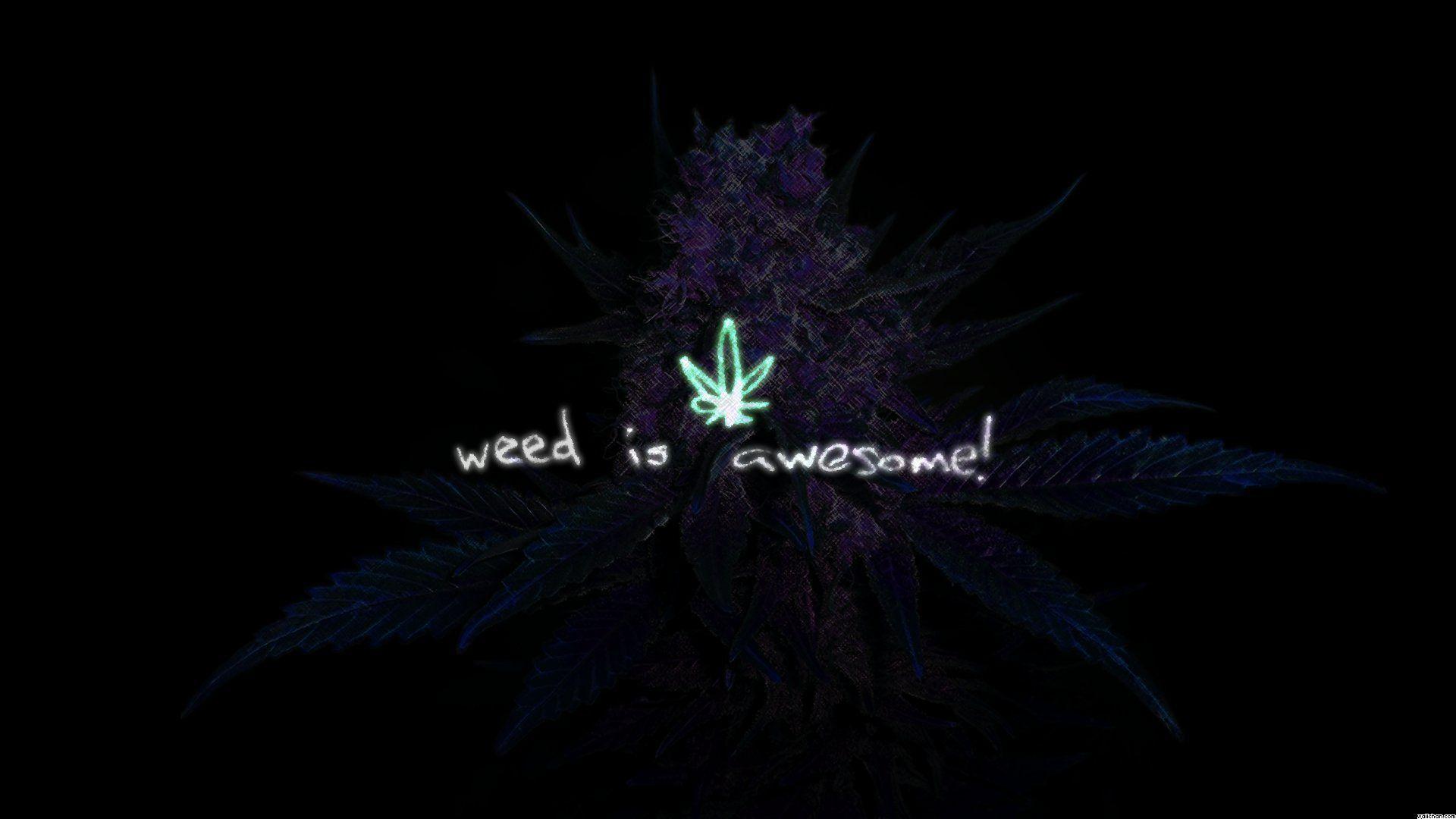 1920x1080 Black Marijuana HD Wallpaper
