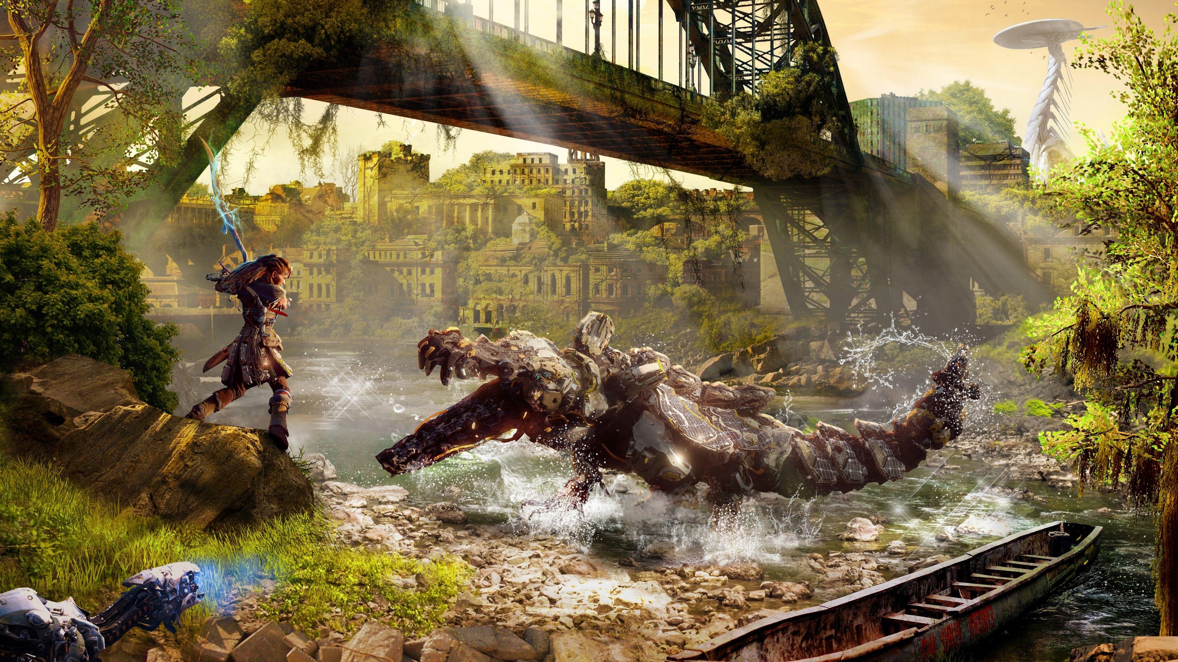 3840x2160 Horizon Zero Dawn HD wallpaper, Background
