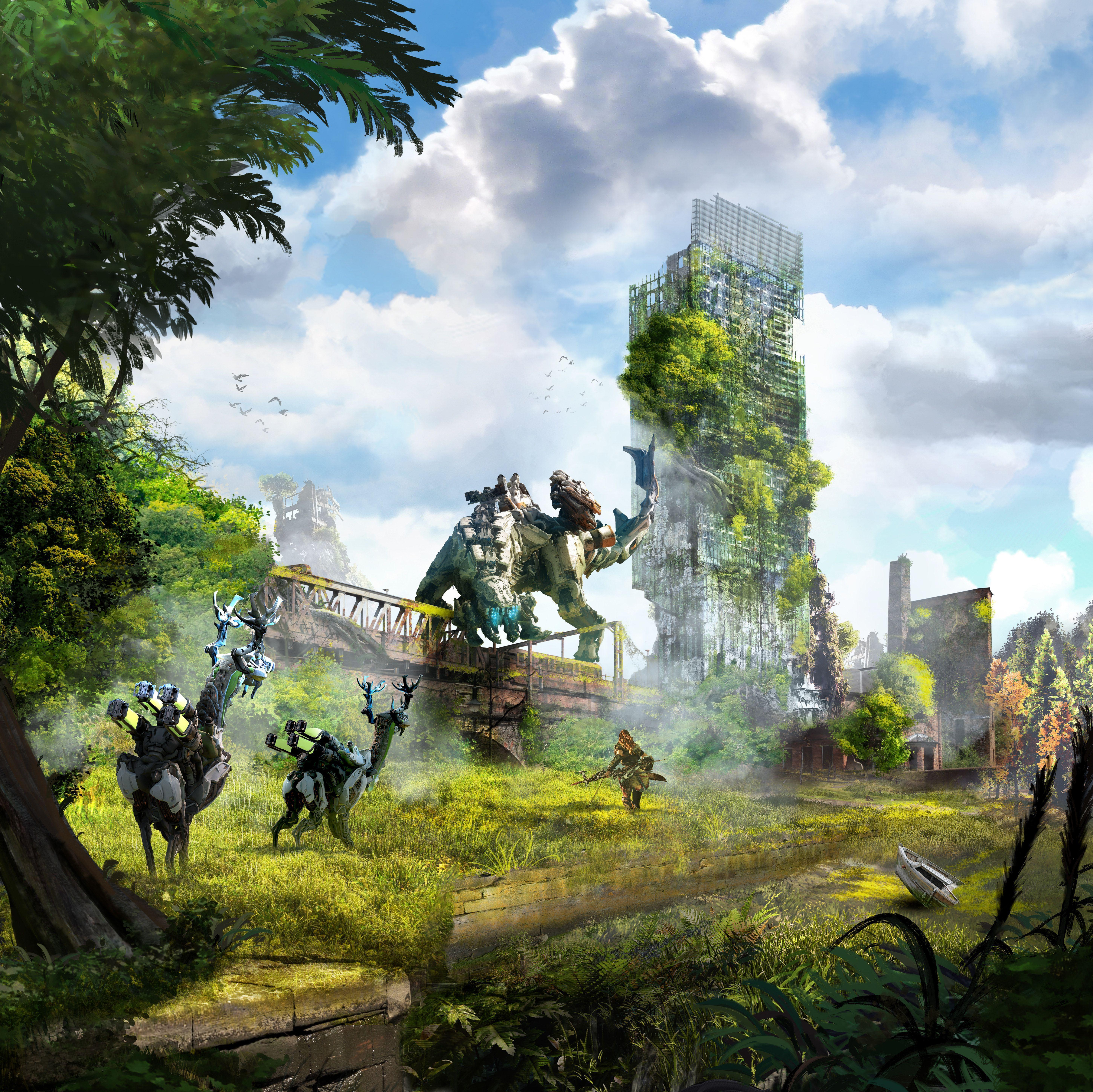 5800x5792 Horizon Zero Dawn Wallpaper