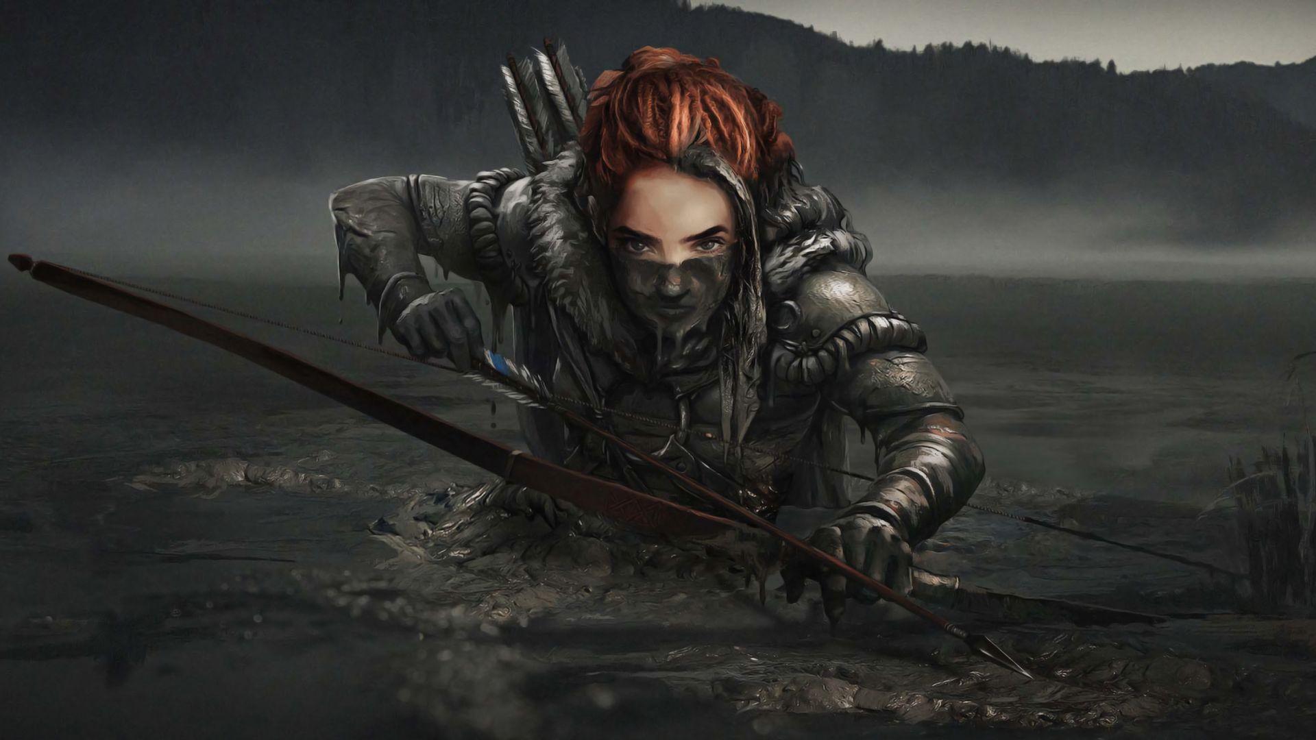 1920x1080 Desktop wallpaper horizon zero dawn, archer, artwork, ps4 game, HD image, picture, background, 542ef2
