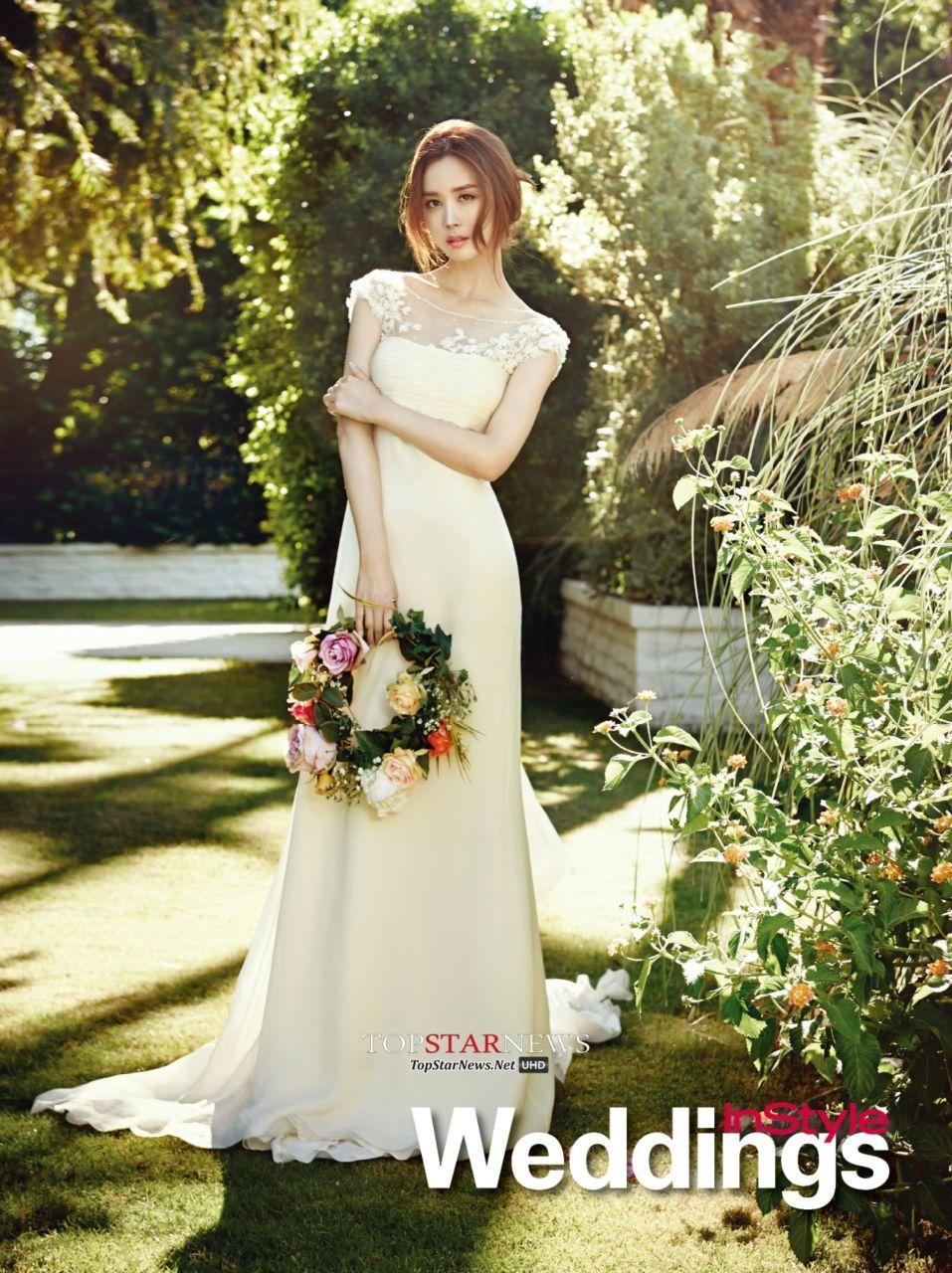 957x1280 Our adorable Lee Da Hae for InStyle Weddings