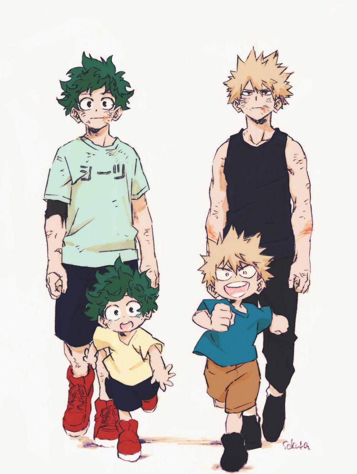 1242x1649 BakuDeku Wallpaper