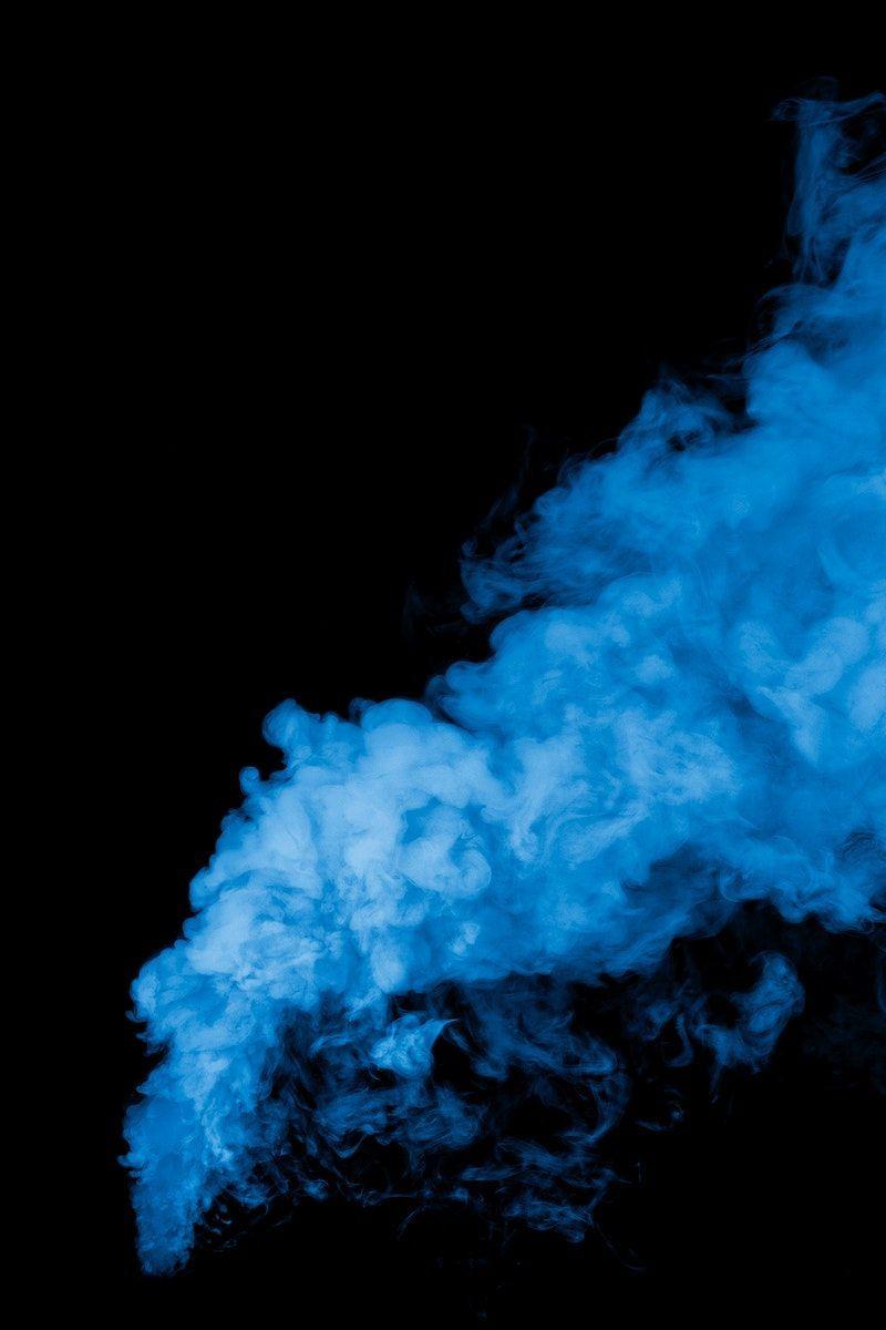800x1200 Blue smoke effect design element on a black background / roungroat. Black background, Smoke vector, Design element