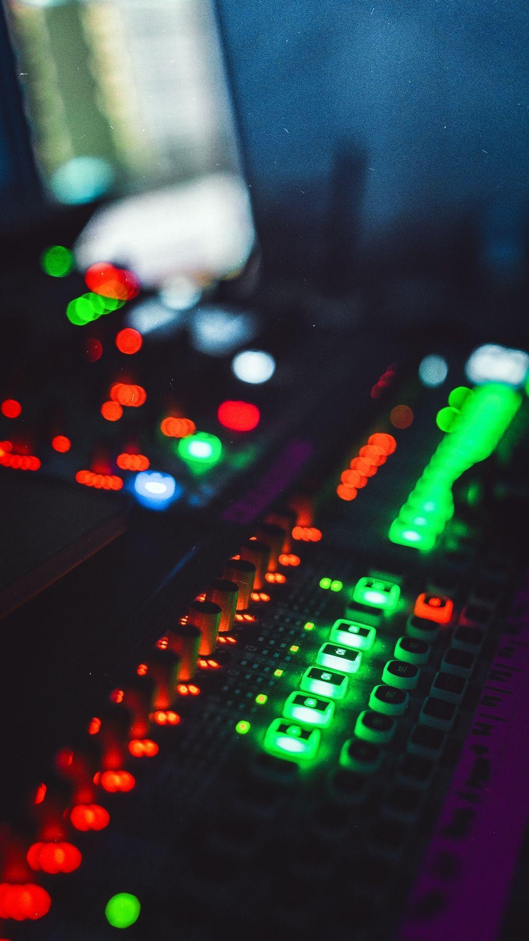 1080x1920 Tap to download #dj #backlight #mixing console #music #wallpaper #lockscreen #mobile #android #ios #infinitywallpap. Music wallpaper, Audio, Electronics wallpaper