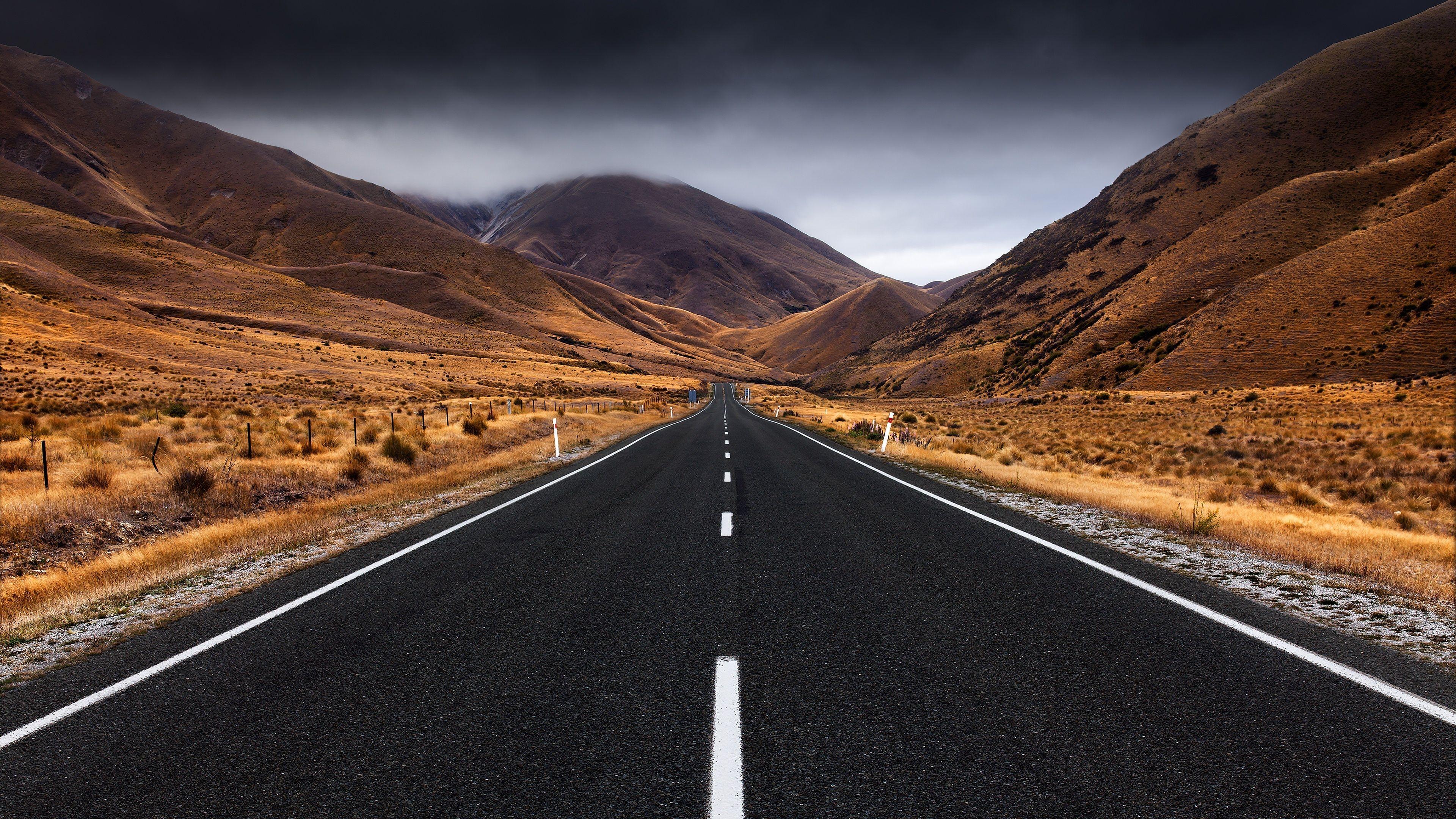 3840x2160 Desert Road 4K .