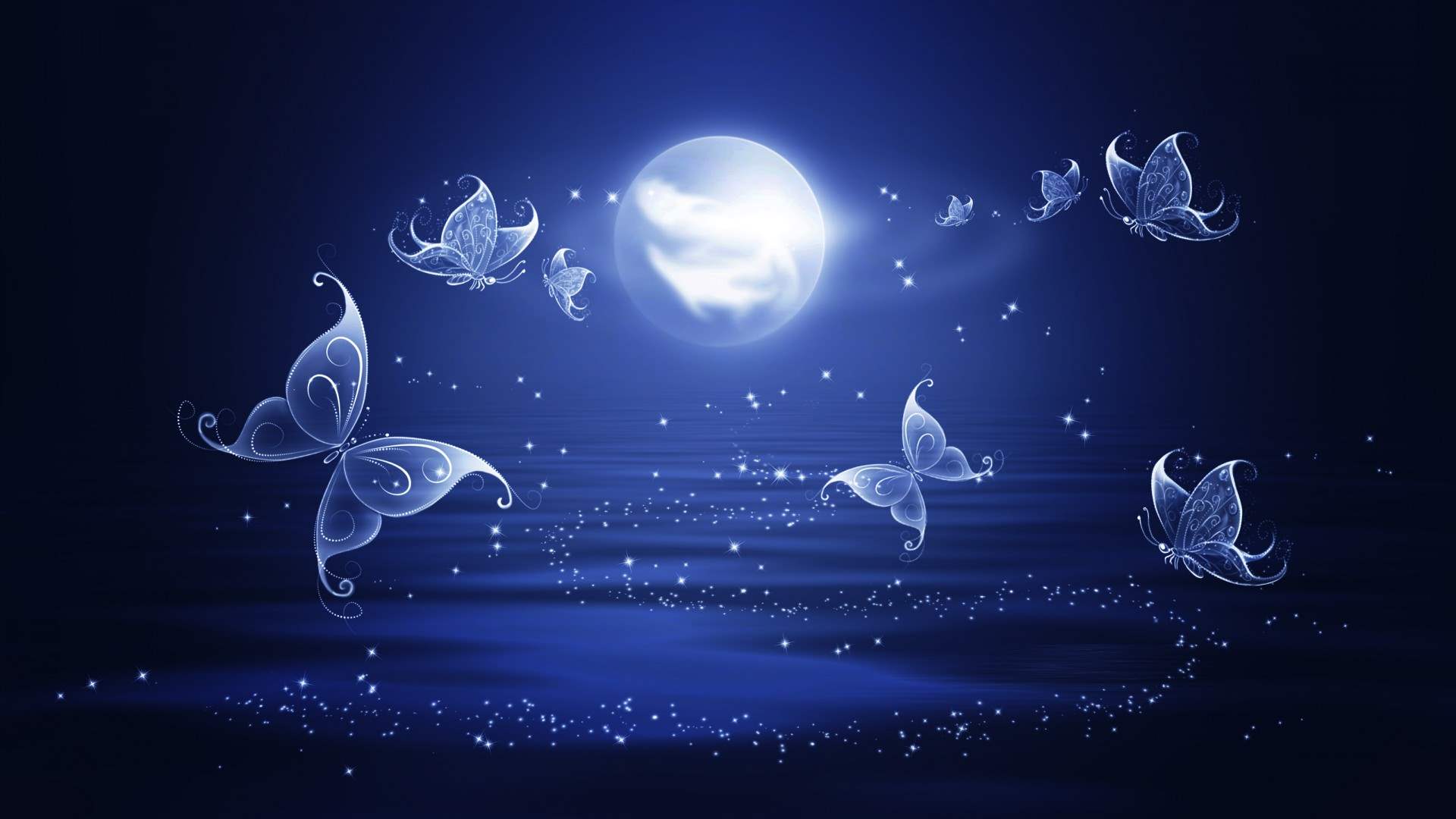 1920x1080 Galaxy Buterfly Wallpaper
