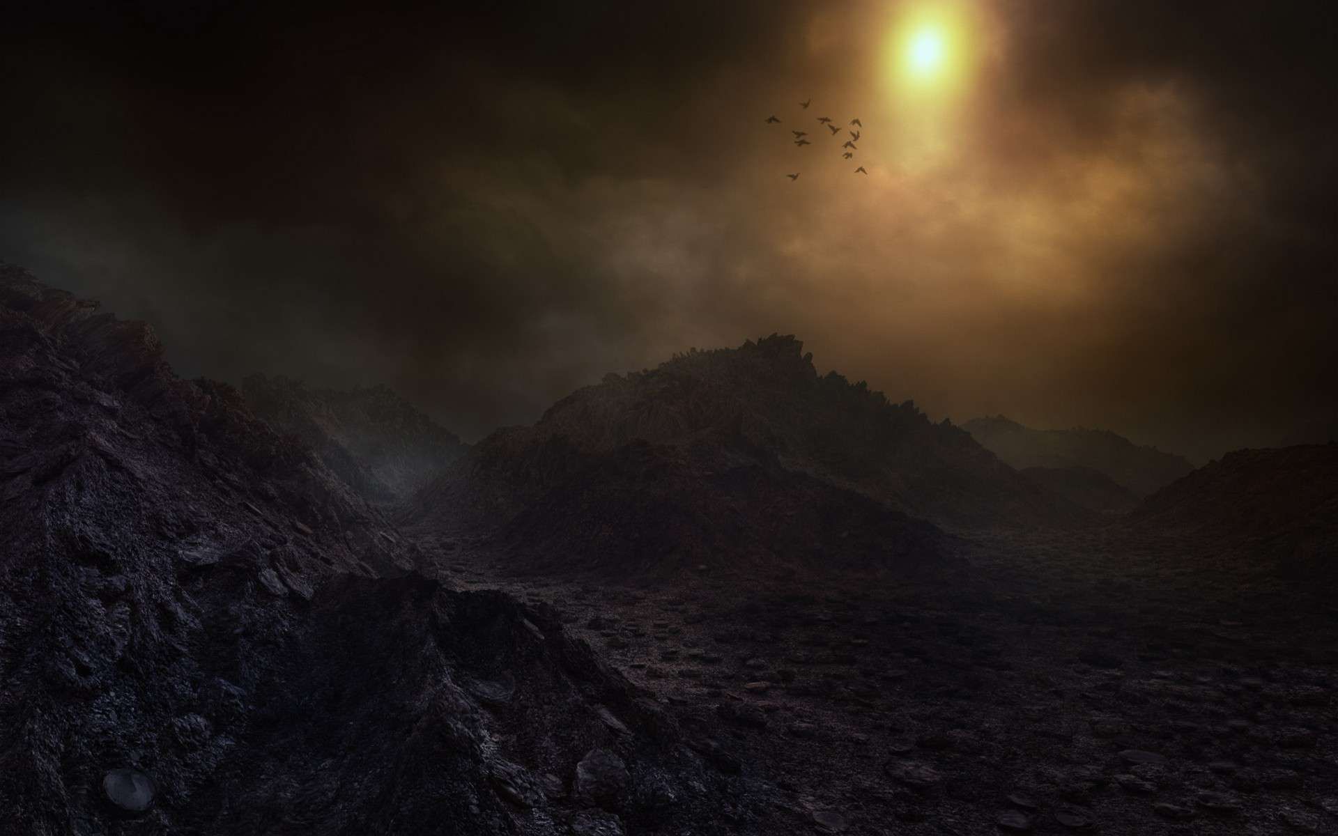 1920x1200 High Resolution Dark Nature Wallpaper