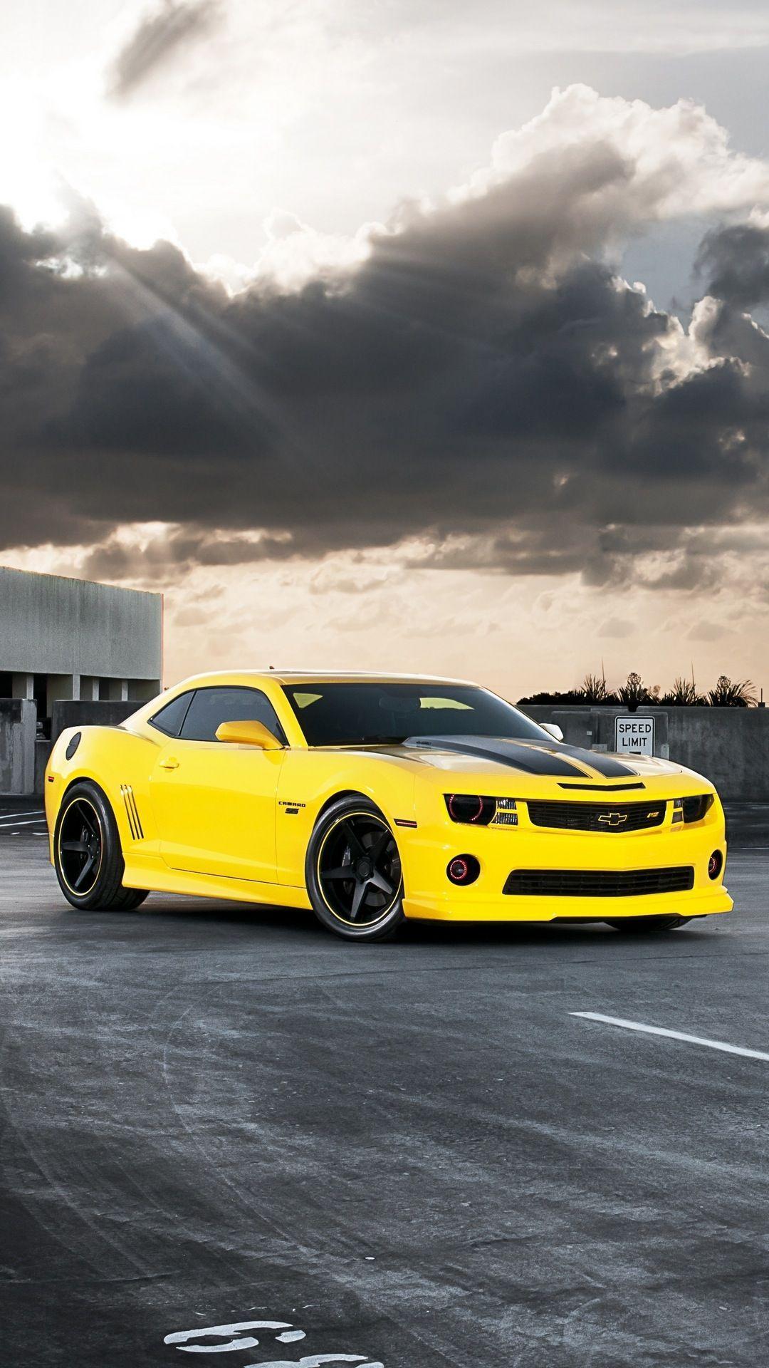 1080x1920 car yellow. Transformers cars, Camaro car, Dream cars