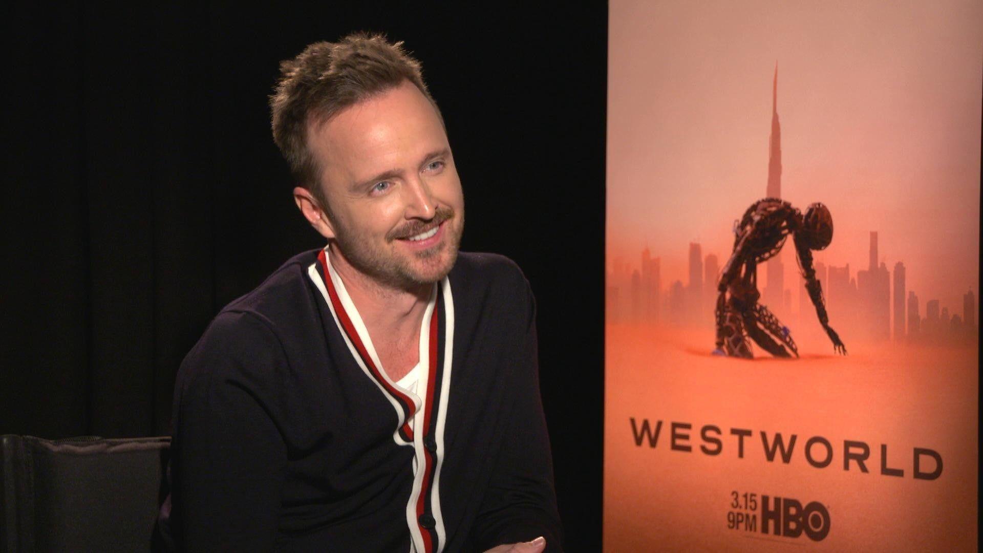 1920x1080 Westworld': Aaron Paul on That 'Cage' Line That Has Fans Drawing 'Breaking Bad' Comparisons (Exclusive)