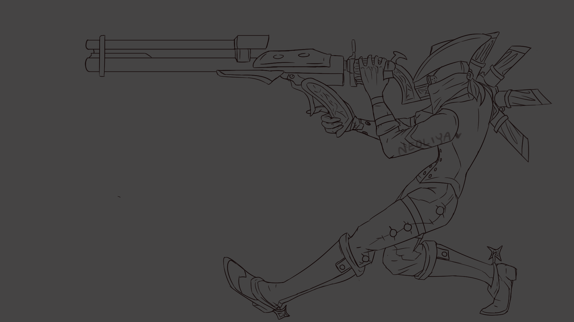 1920x1080 High noon JHIN