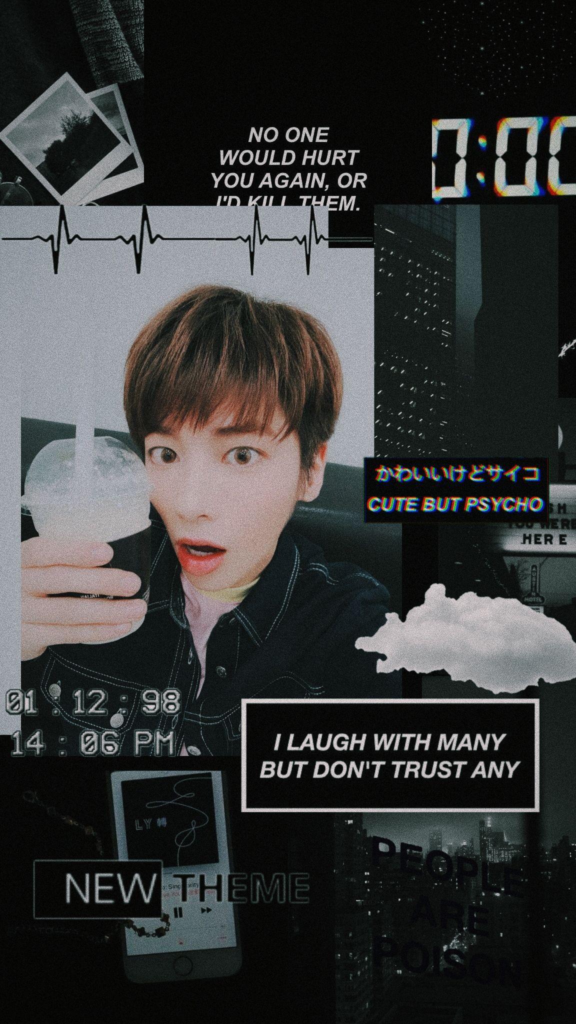 1152x2048 TXT Aesthetic Background .