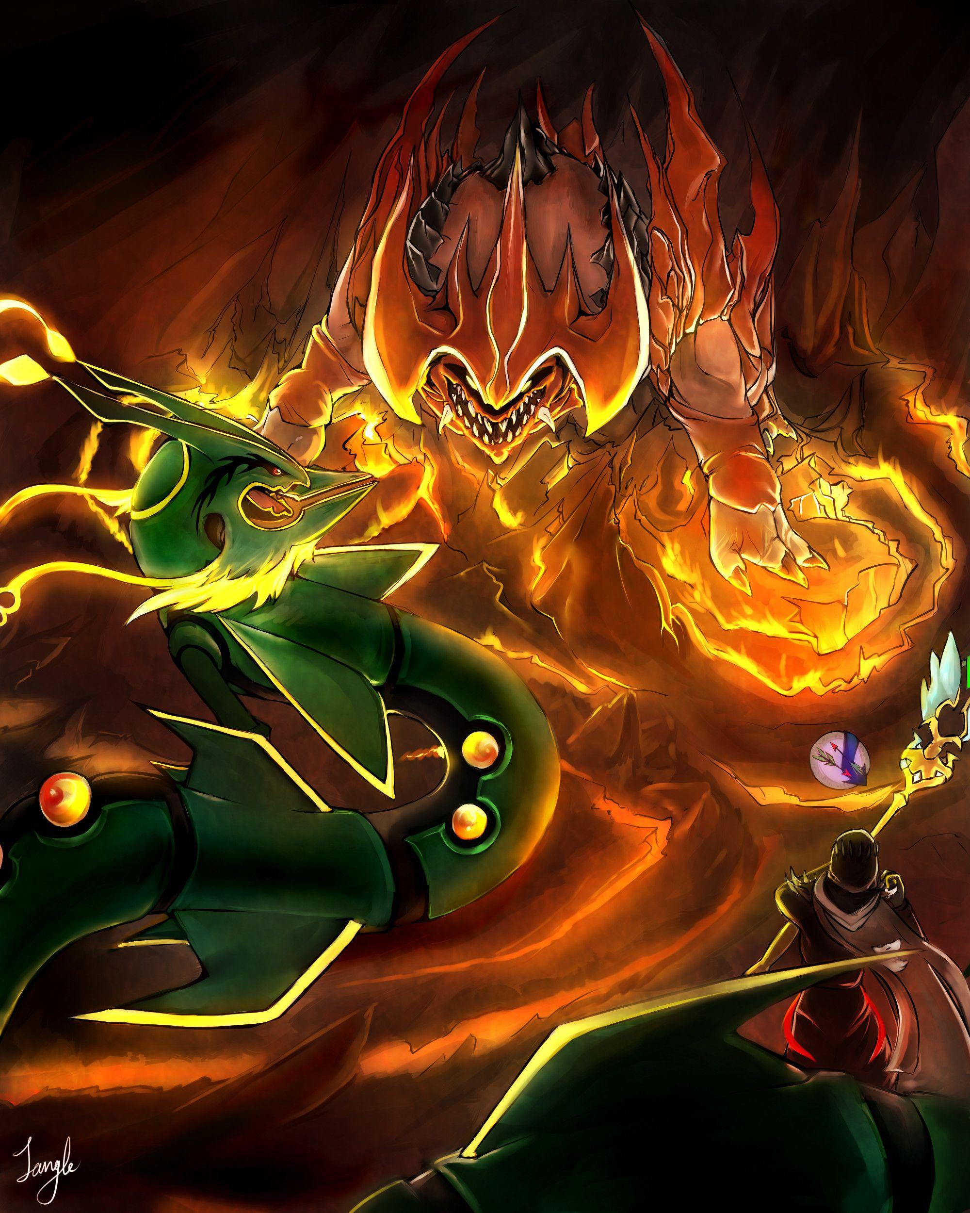 Primal Kyogre vs Primal Groudon vs Mega Rayquaza – A Showdown of Titans