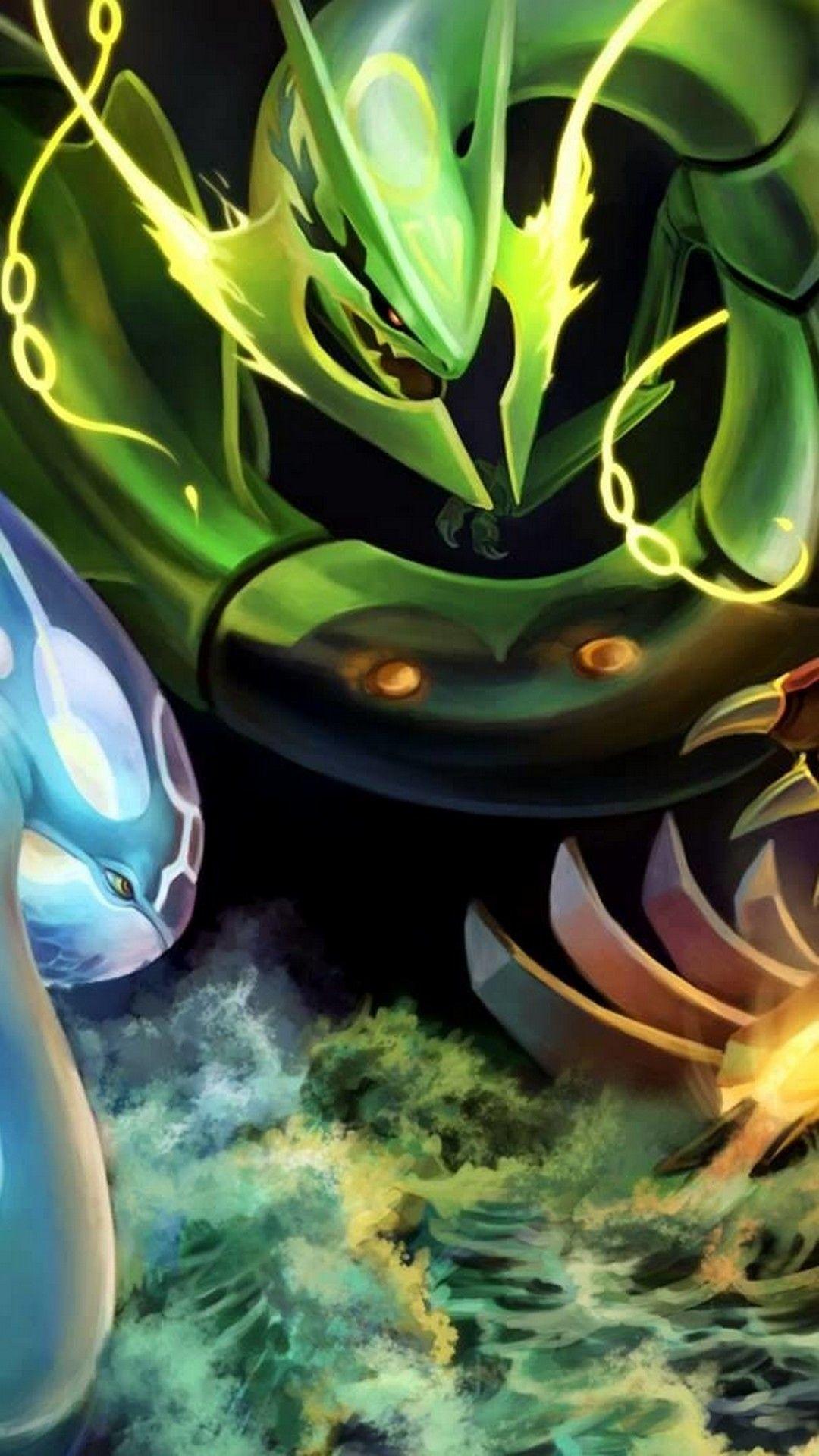 1080x1920 Rayquaza Wallpaper