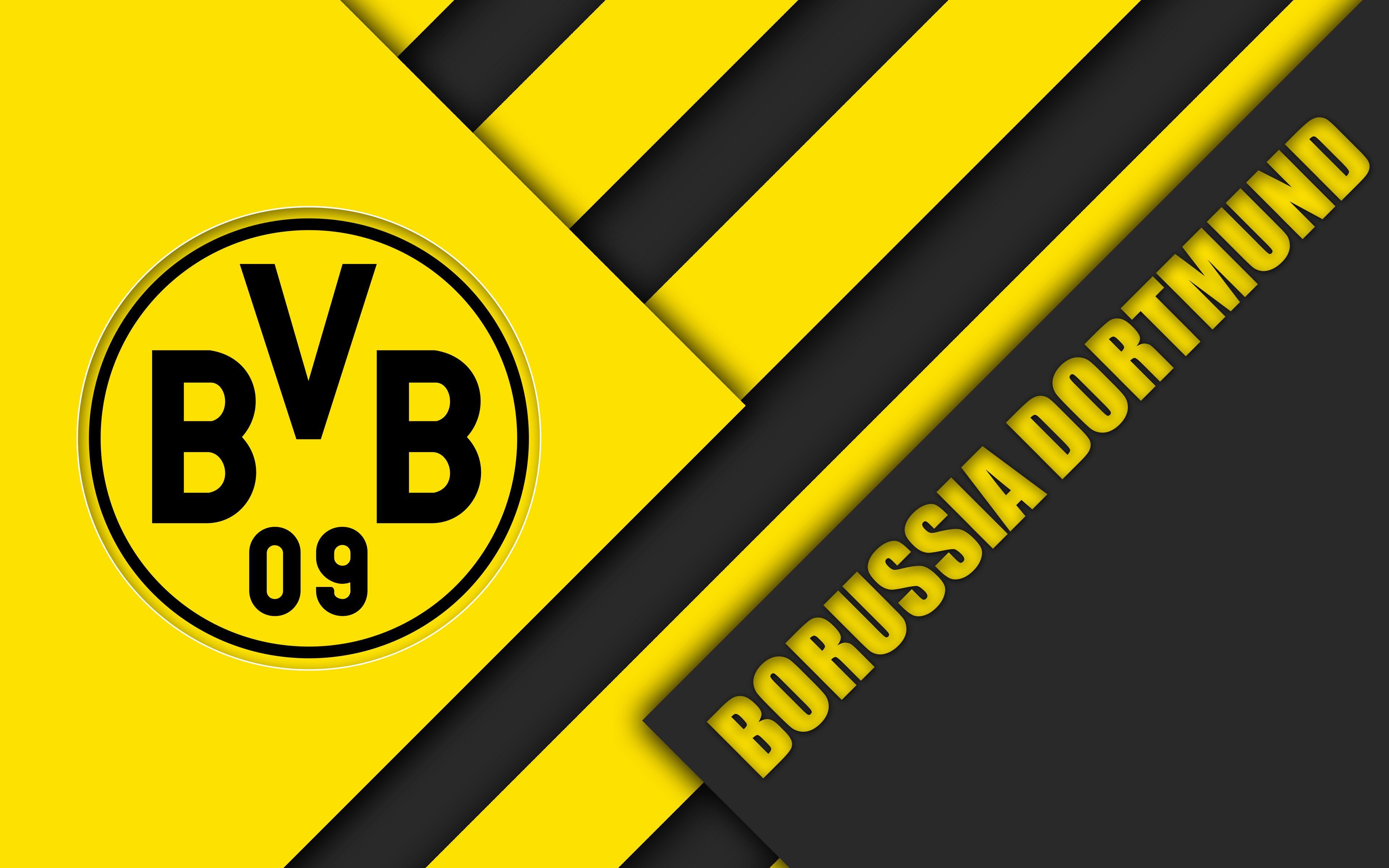 3840x2400 Borussia Dortmund Logo HD HD Wallpaper