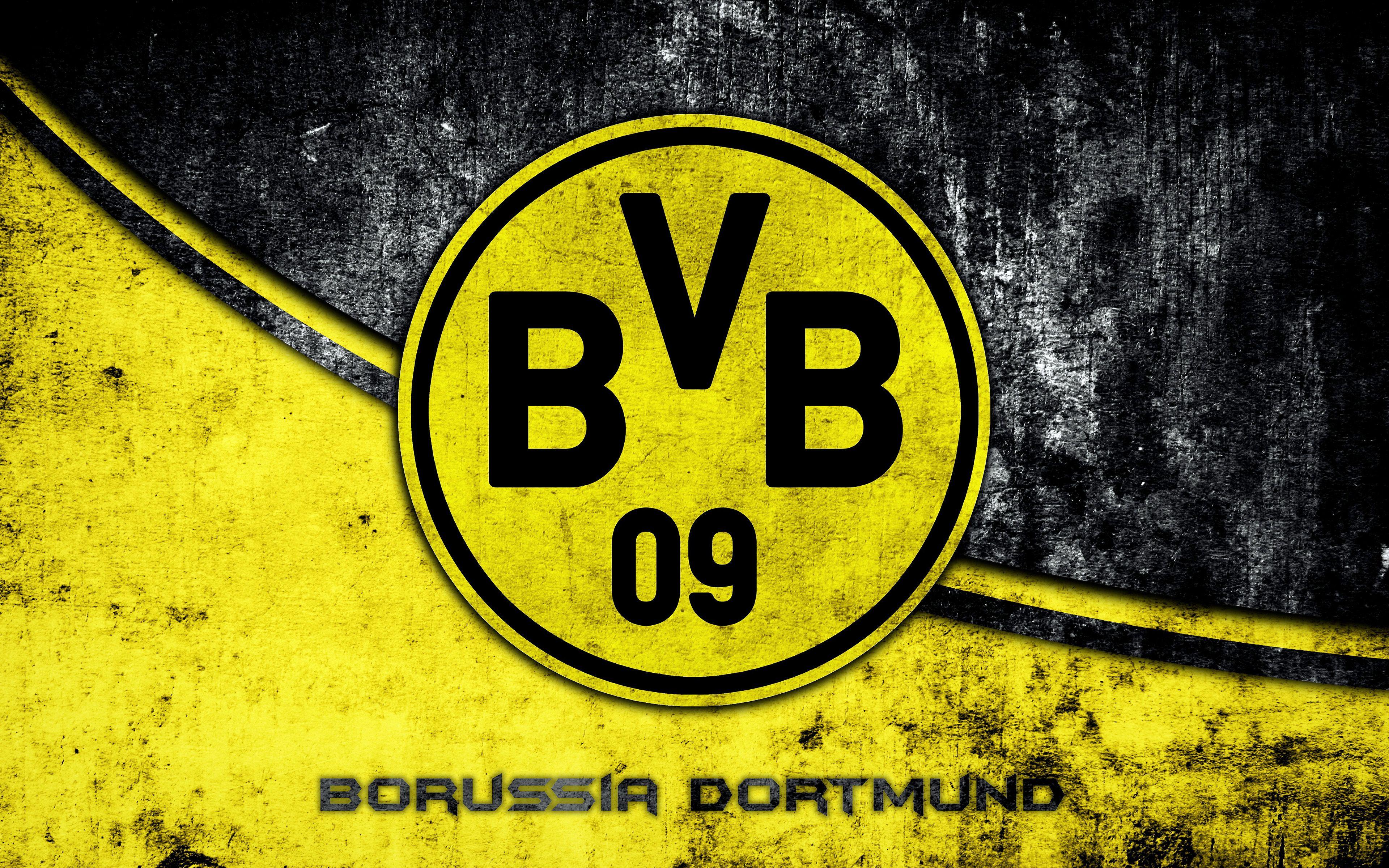 3840x2400 BVB, Logo, Emblem, Soccer, Borussia Dortmund wallpaper