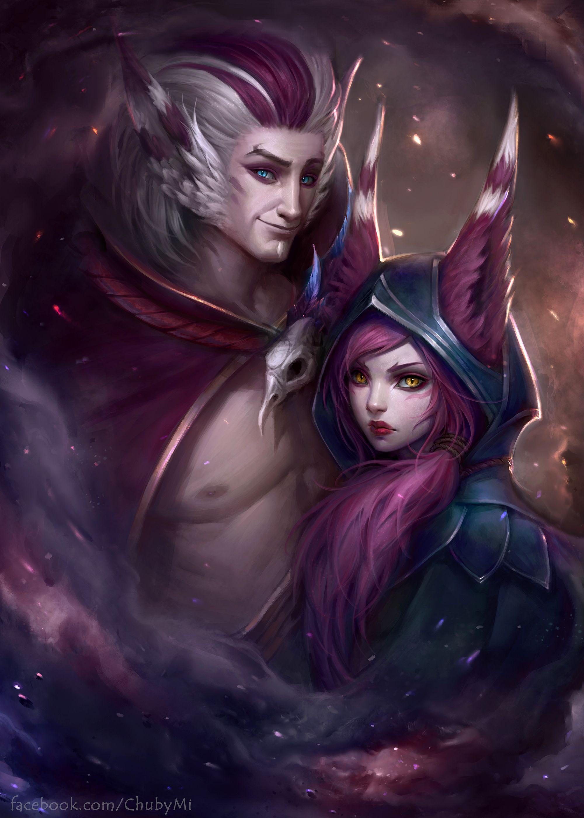 2000x2800 Rakan of Legends Anime Image Board