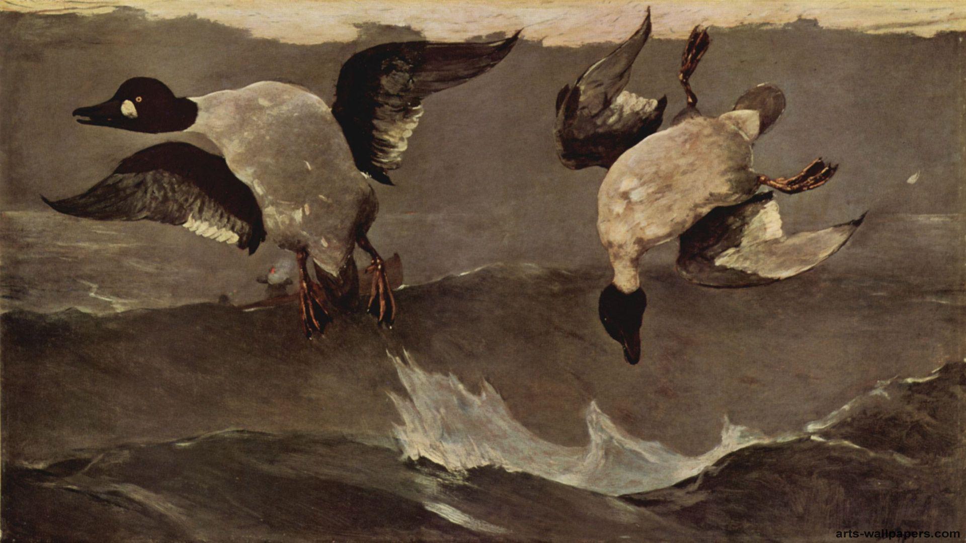 1920x1080 Winslow Homer Wallpaper. Homer IPod Touch Wallpaper, Hewlett Packard Homer Simpson Wallpaper And Homer Simpson Wallpaper