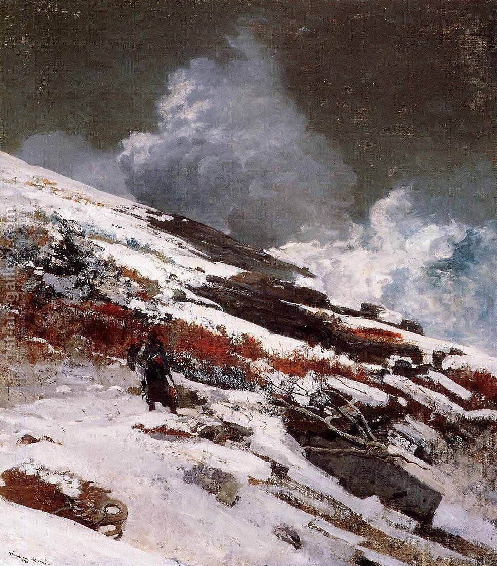 969x1105 Winter Coast Painting by Winslow Homer Reproductionst Art Gallery