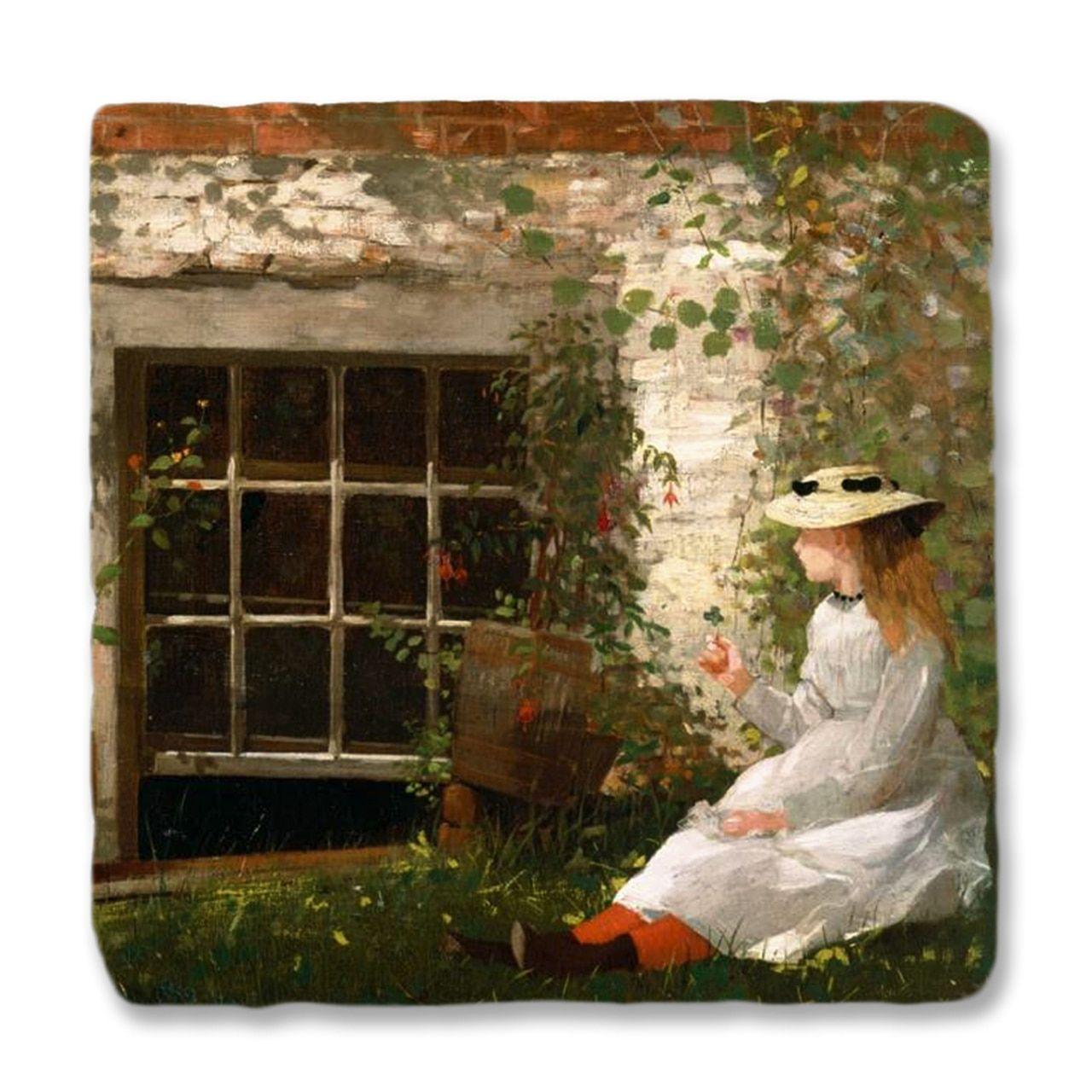 1280x1280 Homer's The Four Leaf Clover Coaster Institute Of Arts Museum Shop