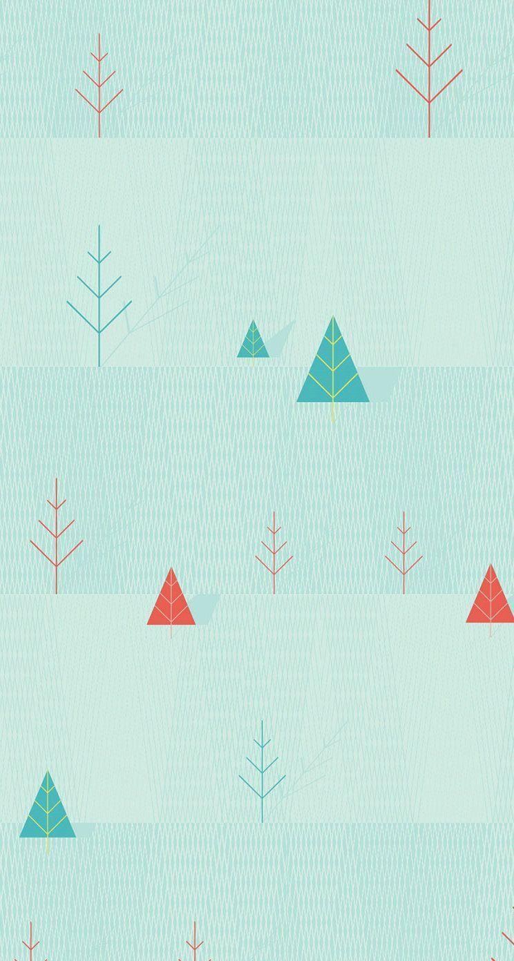744x1392 Basic Winter Wallpaper