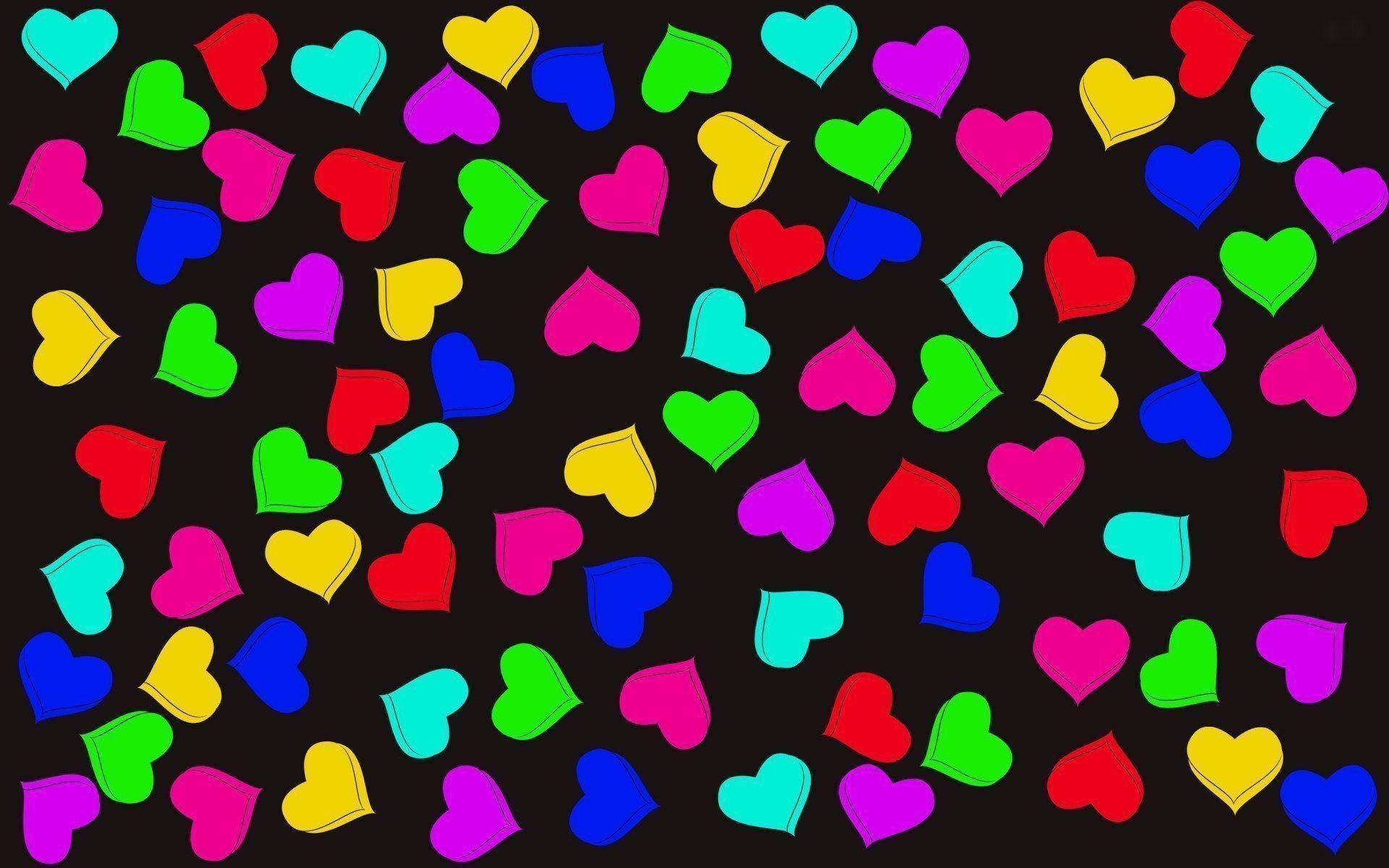 1920x1200 Rainbow Love Color Background .