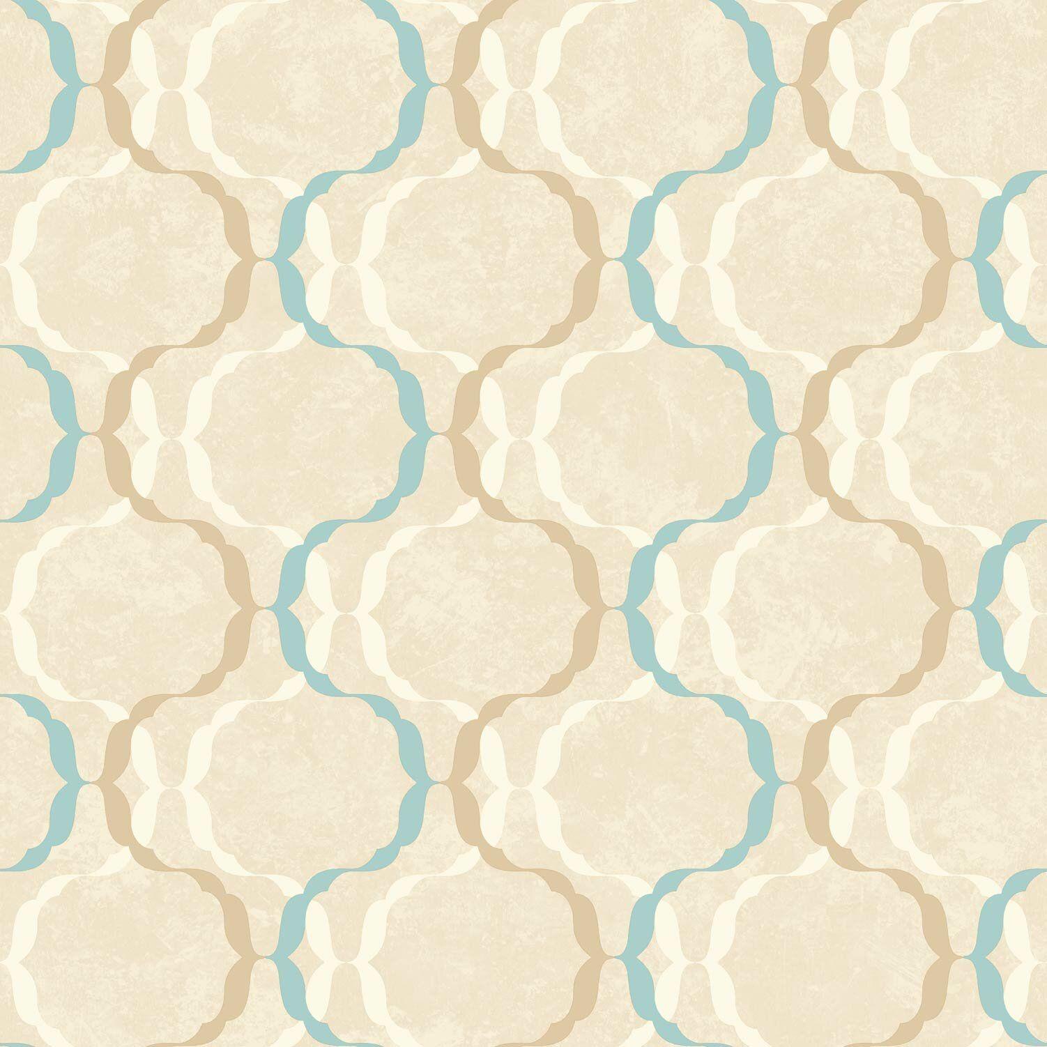 1502x1502 East Urban Home Bremen Nights Diamond 32.81' L x 20.87 W Wallpaper Roll