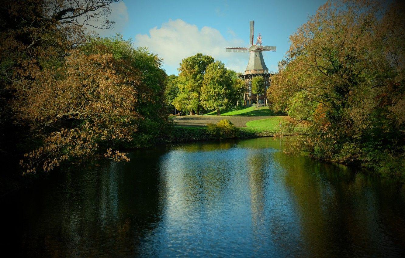 1332x850 Wallpaper landscape, land, grin, Bremen City image for desktop, section пейзажи