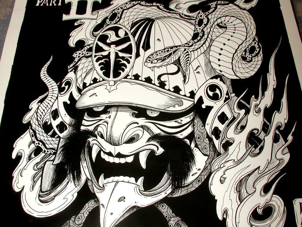 1024x768 Japanese Tattoo Wallpaper