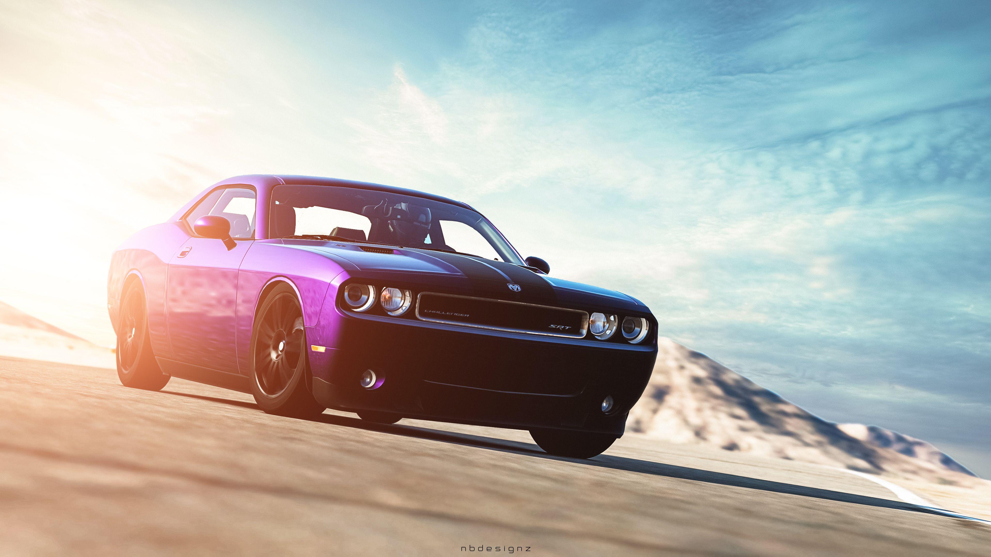 3840x2160 Dodge Challenger SRT8 Gran Turismo 6 Wallpaper. HD Car Wallpaper