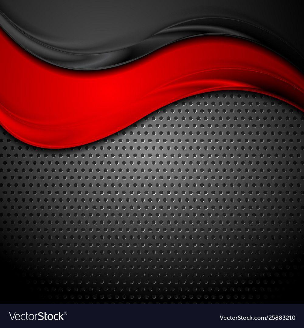 1000x1080 Abstract red black glossy waves on dark perforated metallic background. Vector design. Download a Free Preview or. Abstract waves, Abstract, Attractive wallpaper