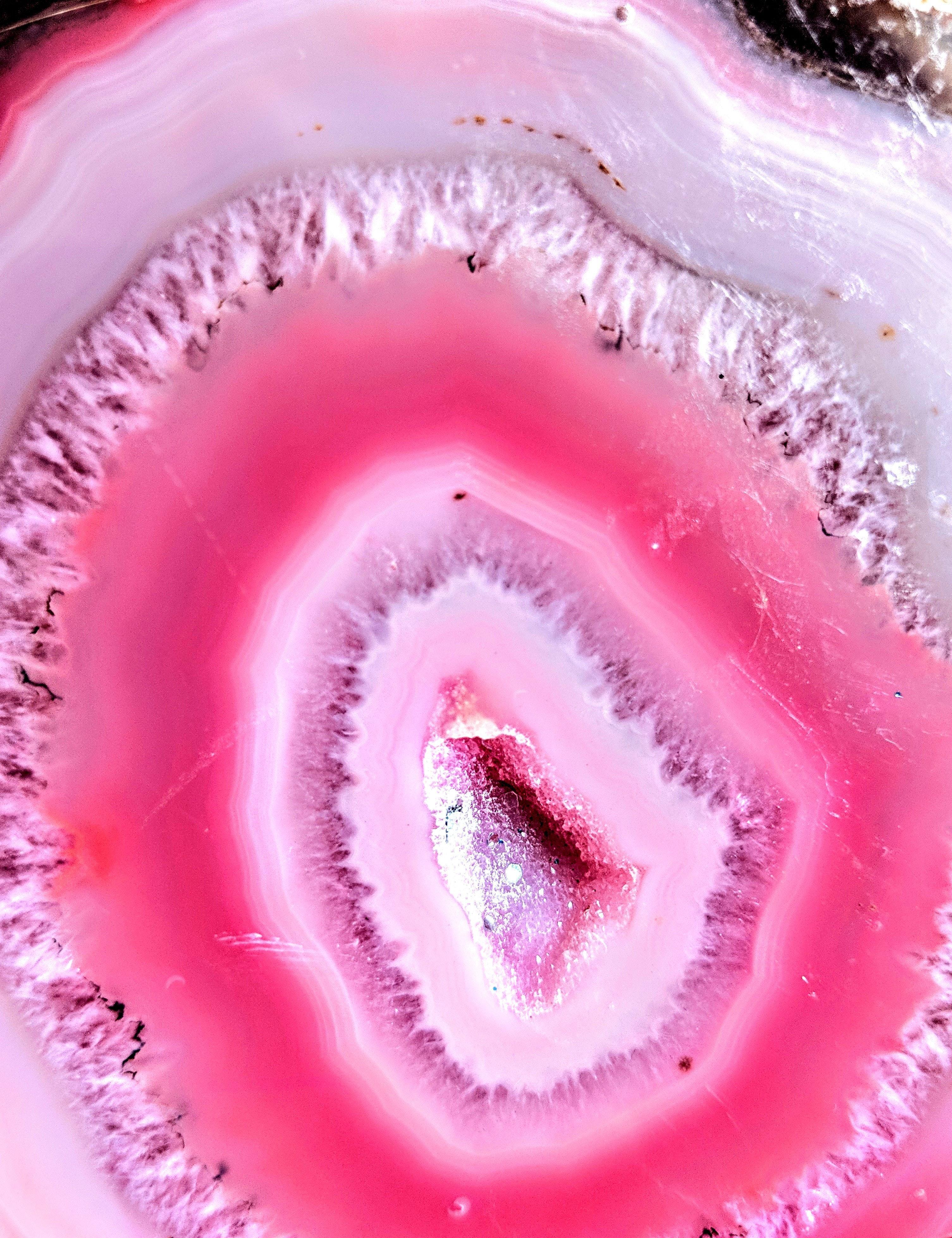 3011x3915 Pink Agate Wallpaper .