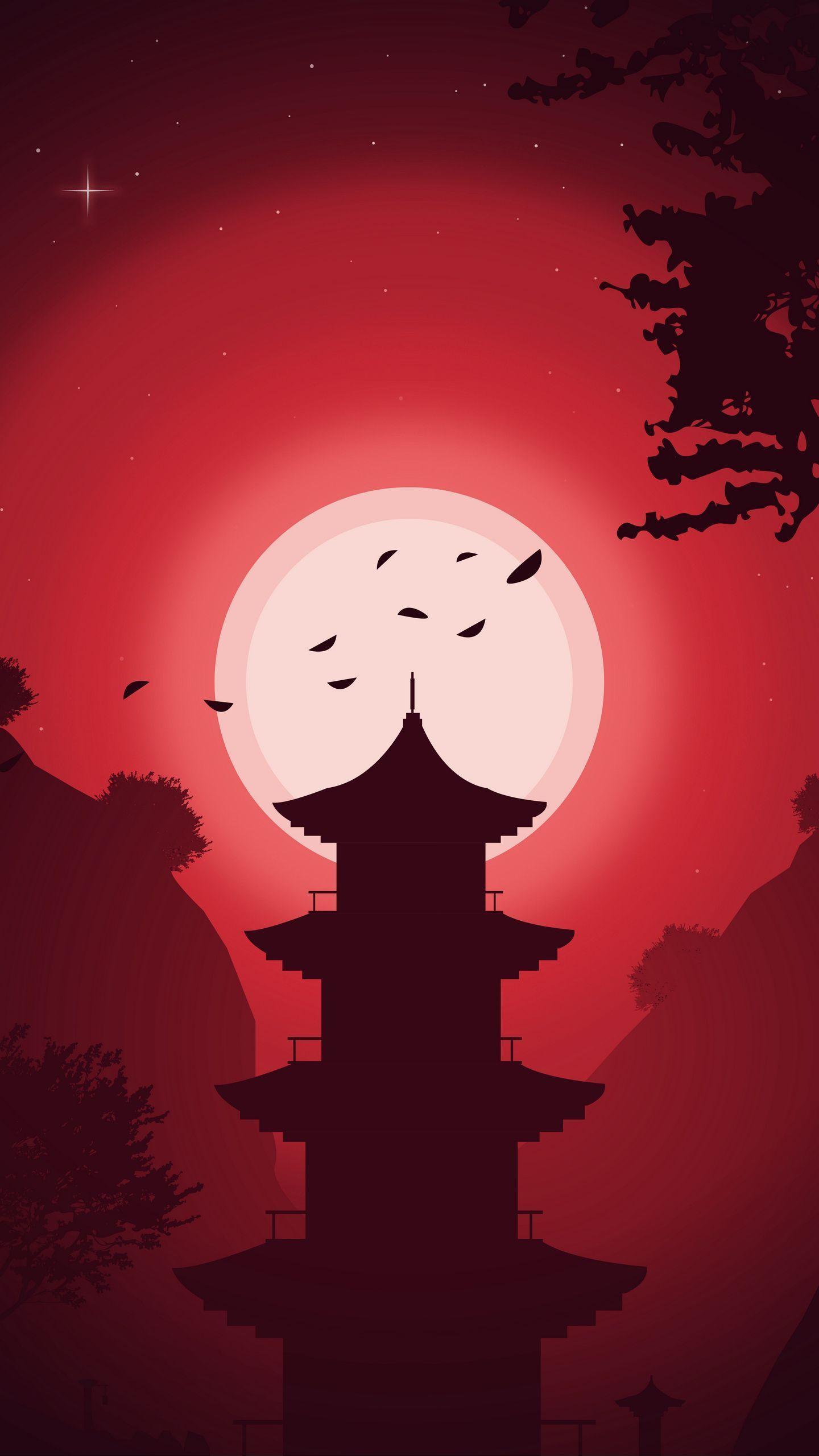 1440x2560 Japanese Cartoon iPhone Wallpaper
