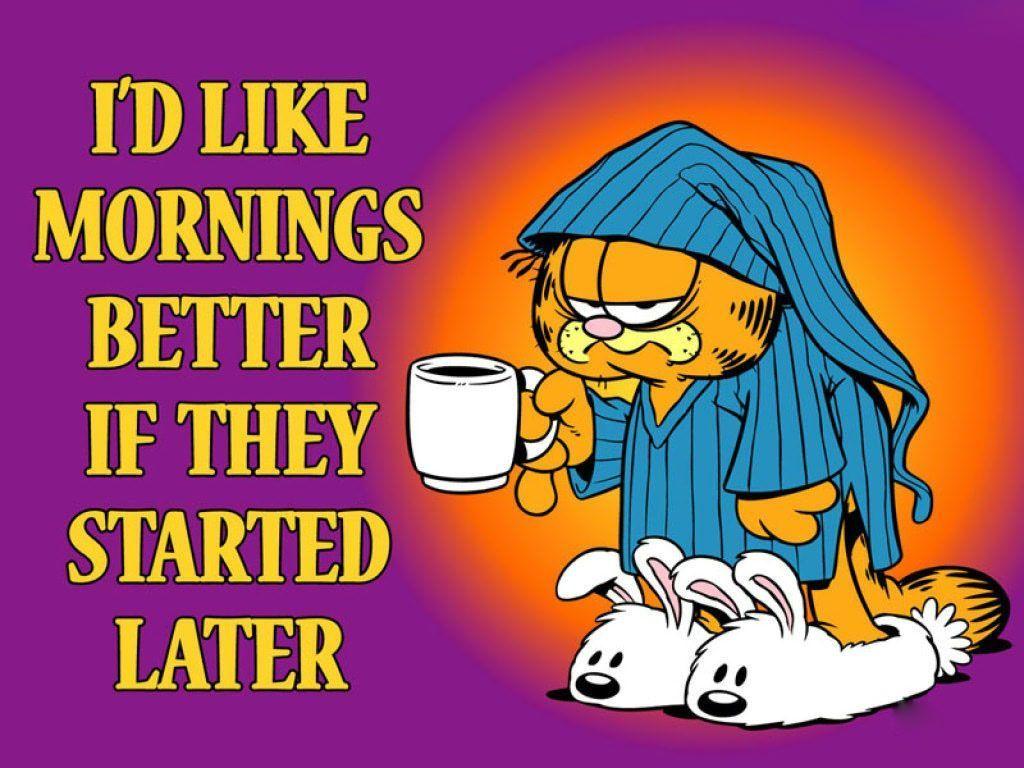 1024x768 I Hate Mondays Garfield Wallpaper