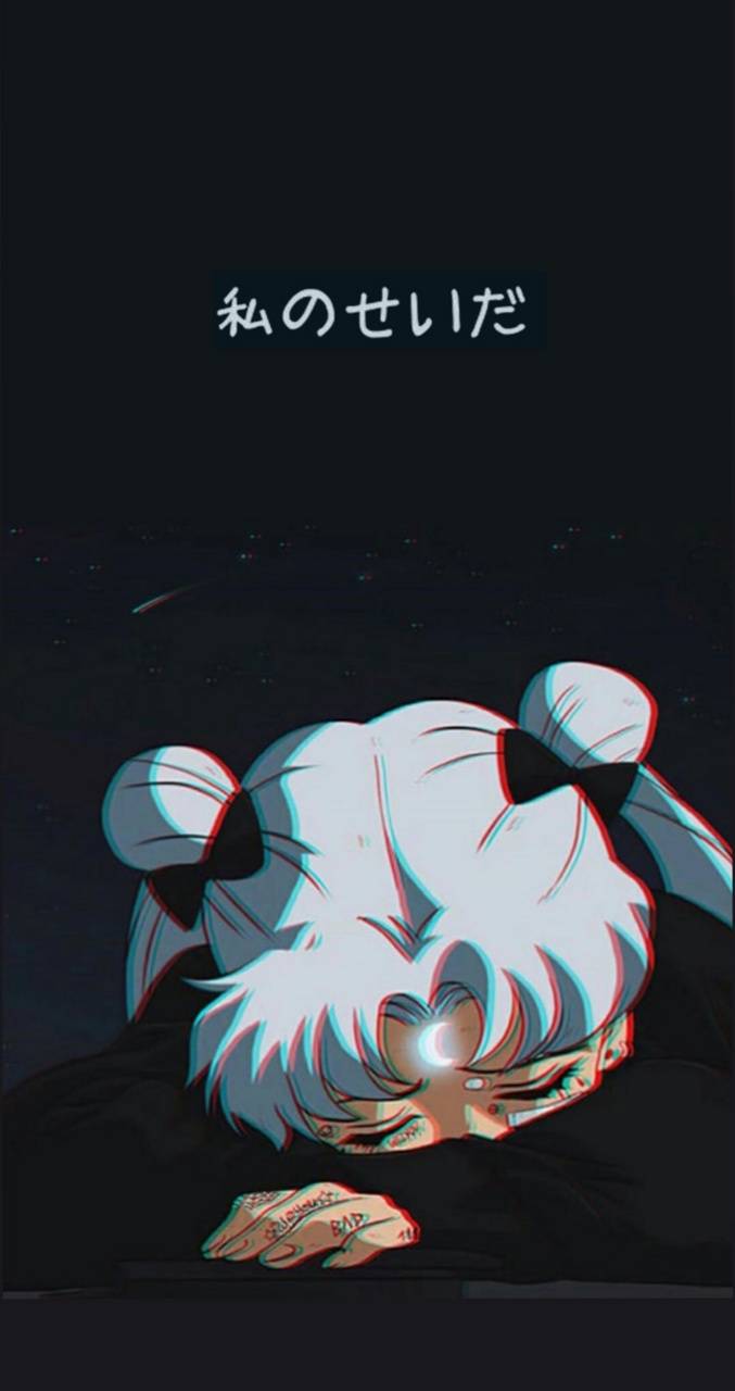 677x1280 Sad Sailor Moon wallpaper