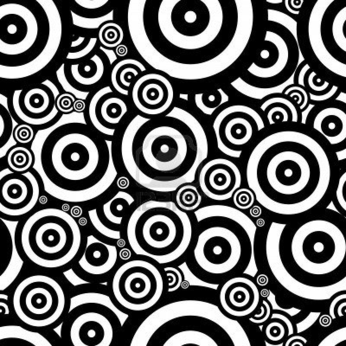 1200x1200 Black and white seventies inspired psychedelic retro pattern. Retro pattern, Psychedelic pattern, Black and white