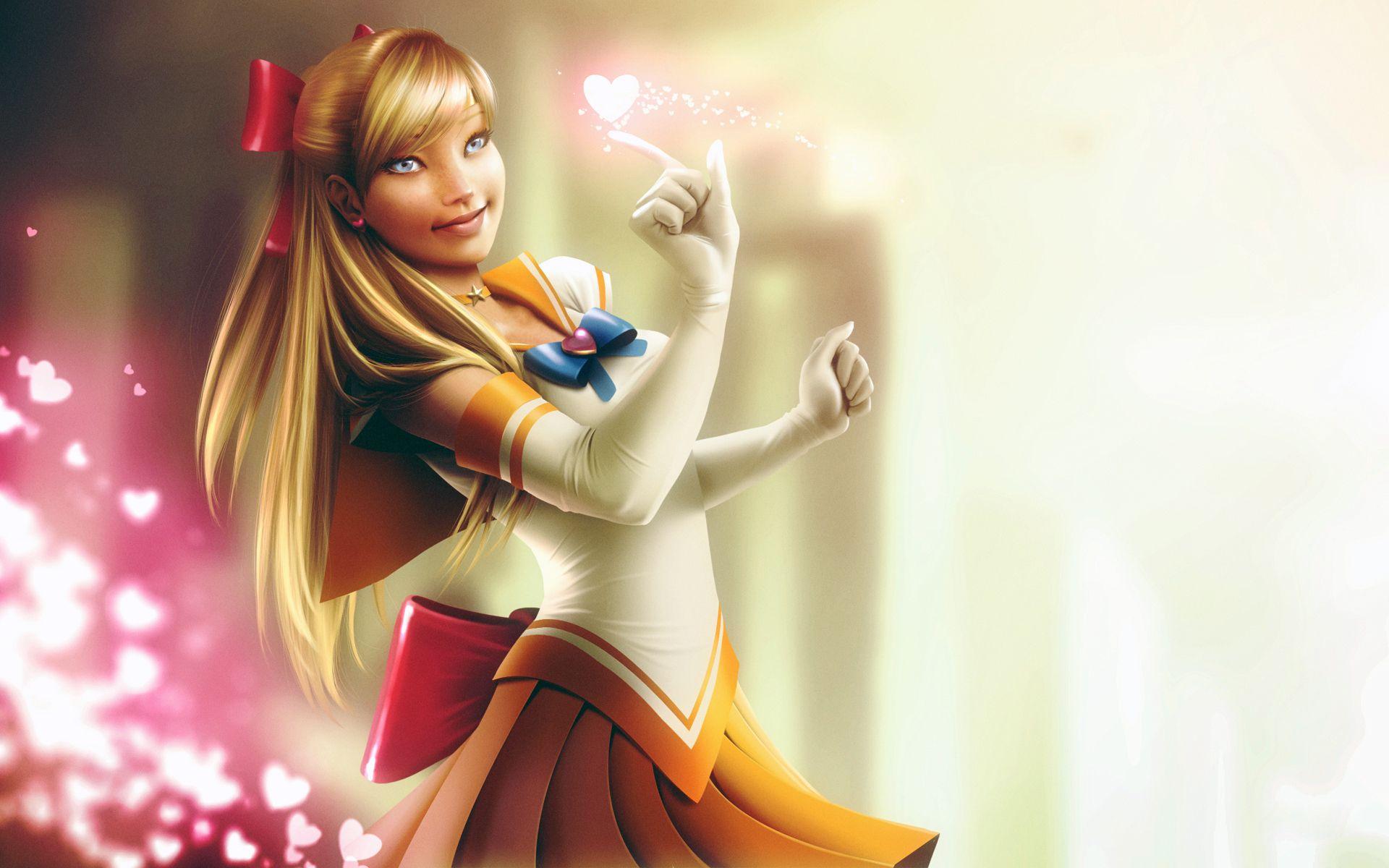 1920x1200 Photos Sailor Moon Anime female 1920x1200