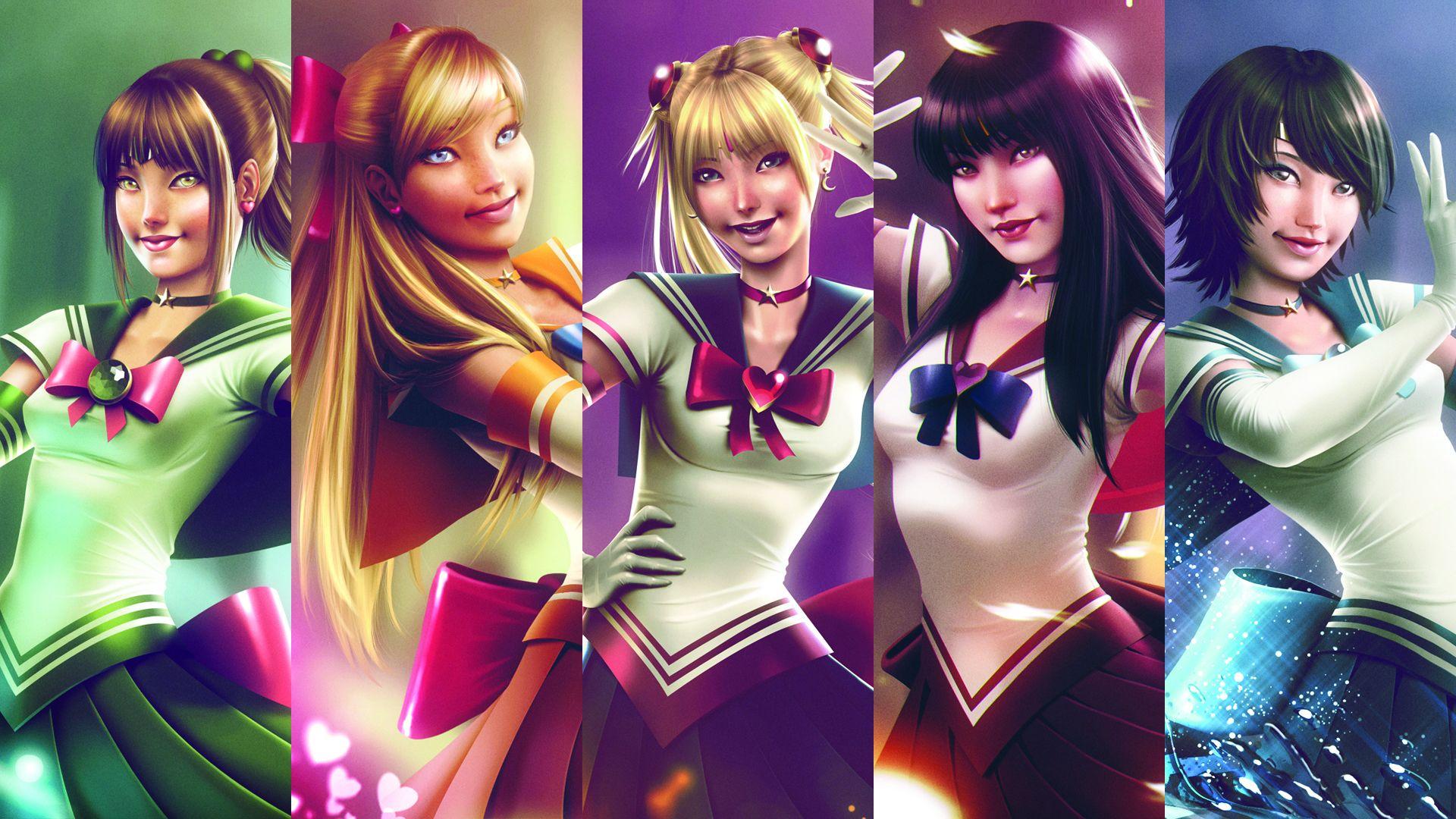 1920x1080 Real Life Sailor Scouts 2 Moon Wallpaper