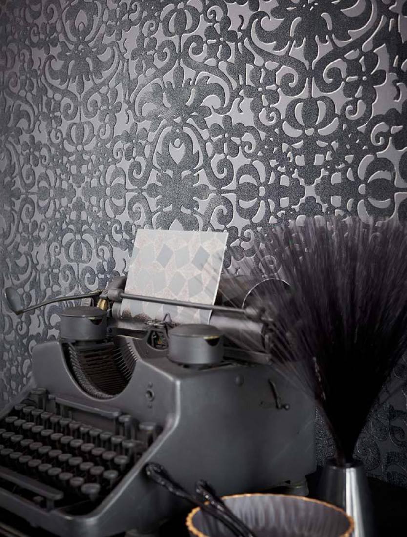 834x1100 Wallpaper (Grey, Black, Silver grey)