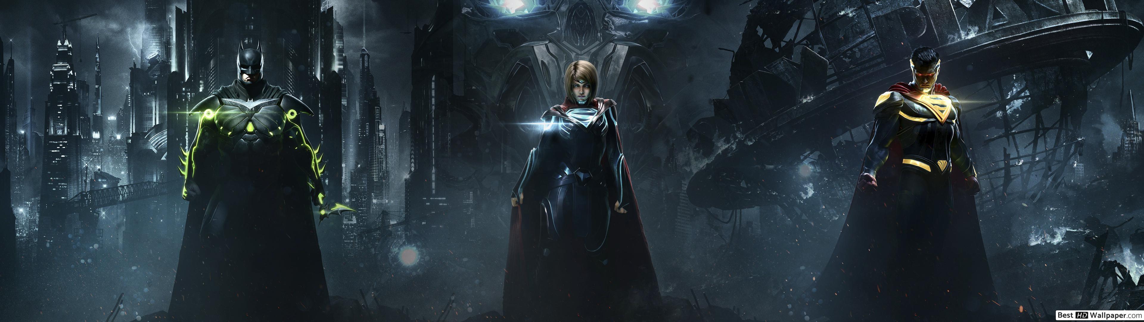 3840x1080 Injustice 2: Gods Among Us HD wallpaper download
