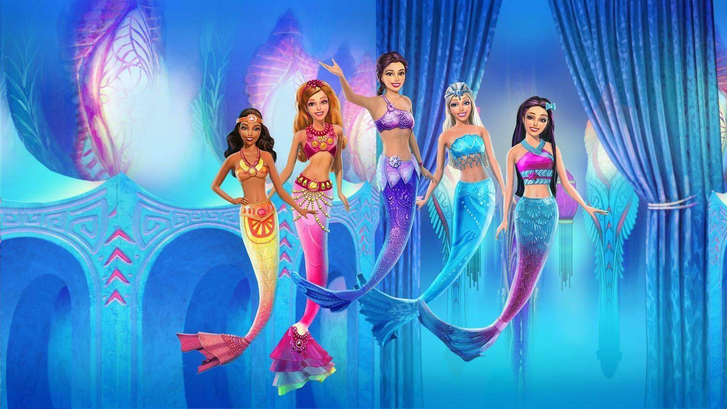 1500x844 Brincando de Boneca. Mermaid barbie, Barbie movies, Mermaid tale