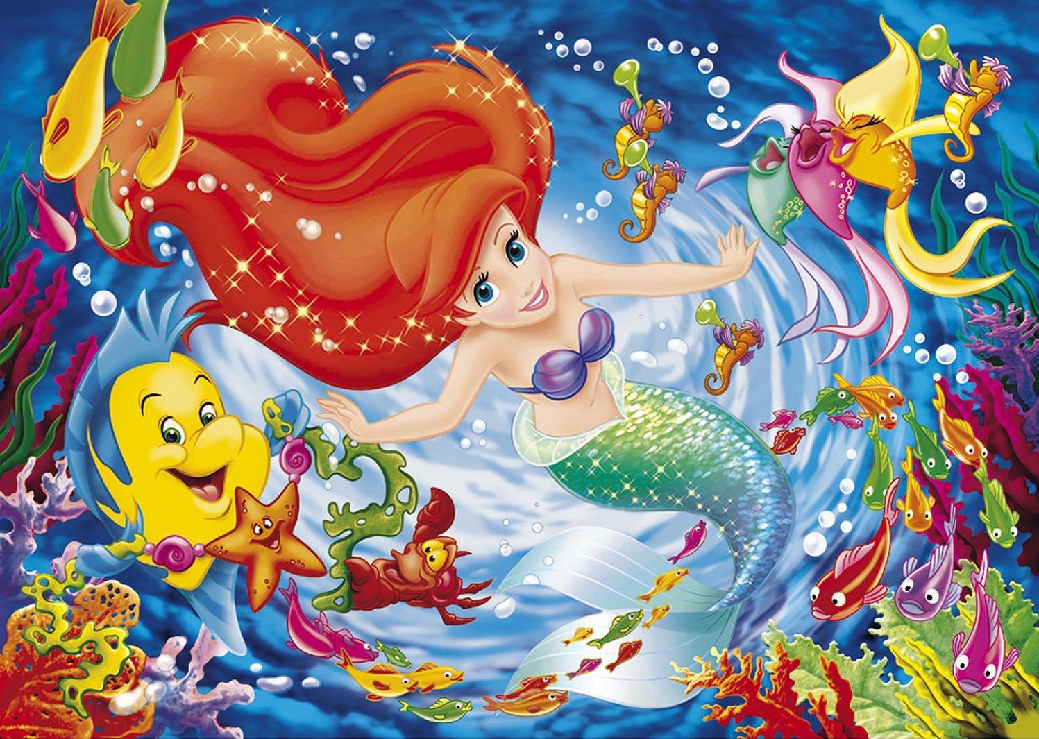 1497x1065 Disney Little Mermaid Desktop Wallpaper
