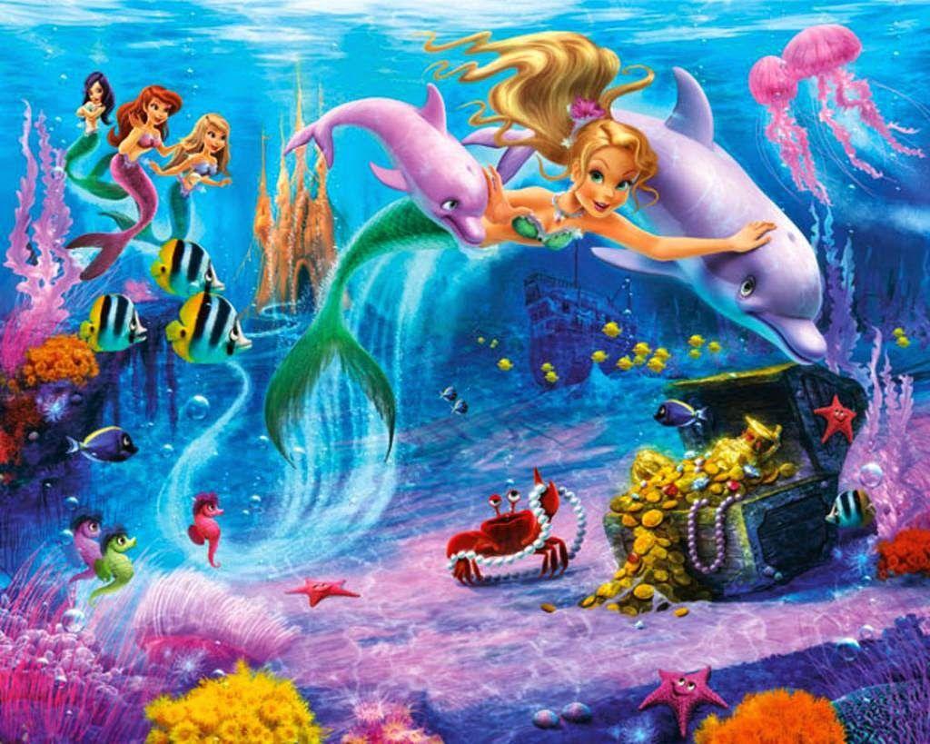 1024x819 Barbie Mermaid Wallpaper .