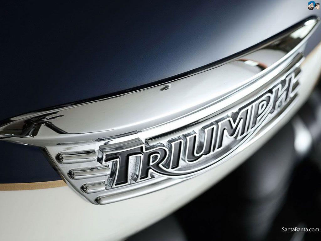 1024x768 Triumph Bike Logo