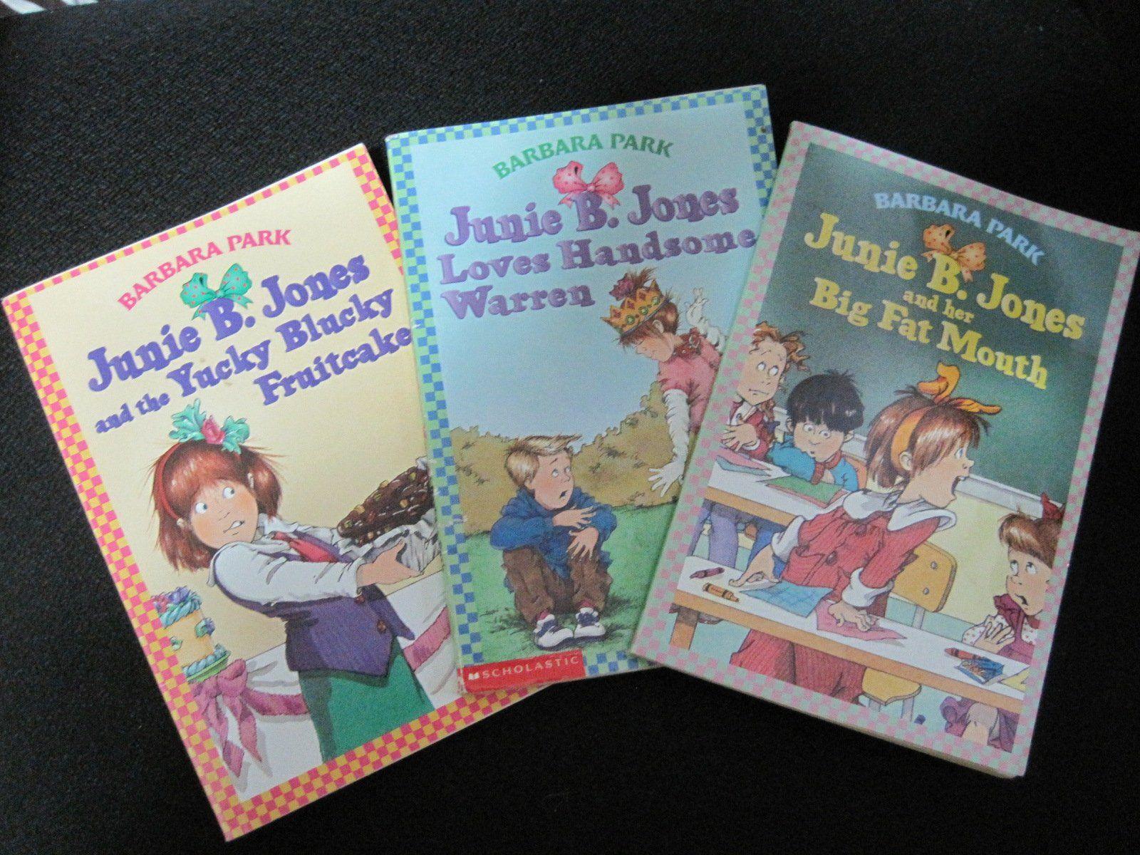 1600x1200 Three Junie B. Jones Paperbacks Junie B. Jones and her Big Fat Mouth; Junie B. Jones Loves Handsome Warren; June B. Jones and the Yucky Blucky Fruitcase: Barbara Park: Books
