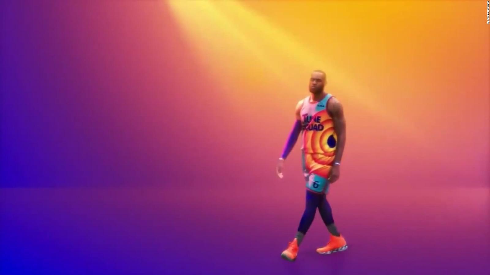 1600x900 LeBron James previews the new 'Space Jam' jerseys