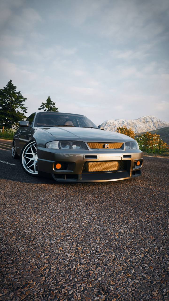 720x1280 Nissan Skyline r33 wallpaper