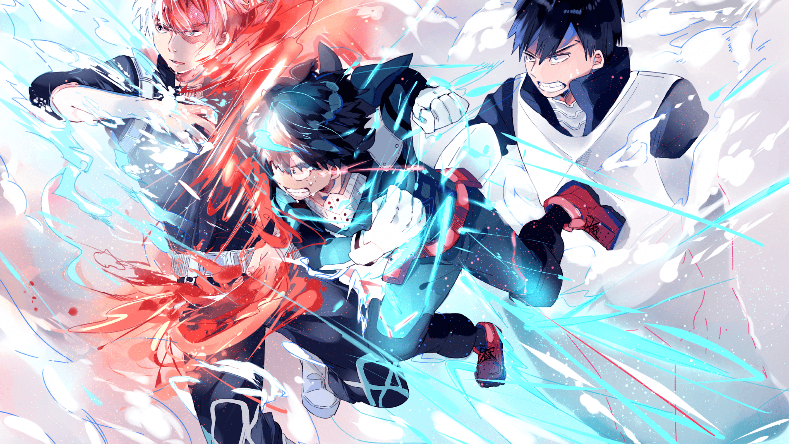 Deku Vs Todoroki Fight