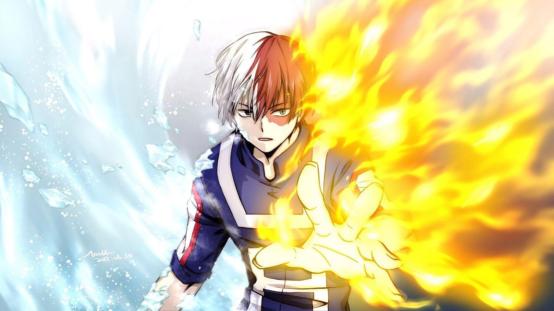 1920x1080 Thermokinesis: Manipulate Temperature. Hero, My hero academia manga, My hero